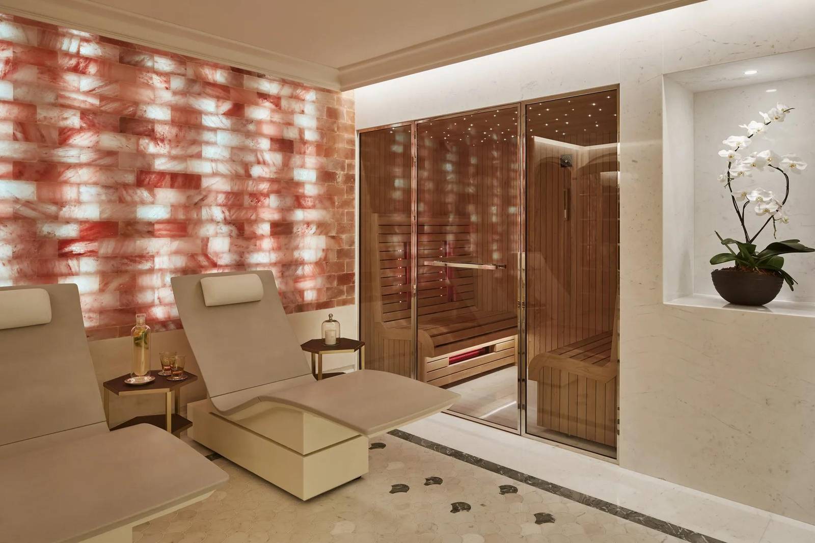 克里雍酒店 Spa 喜馬拉雅鹽牆休憩區