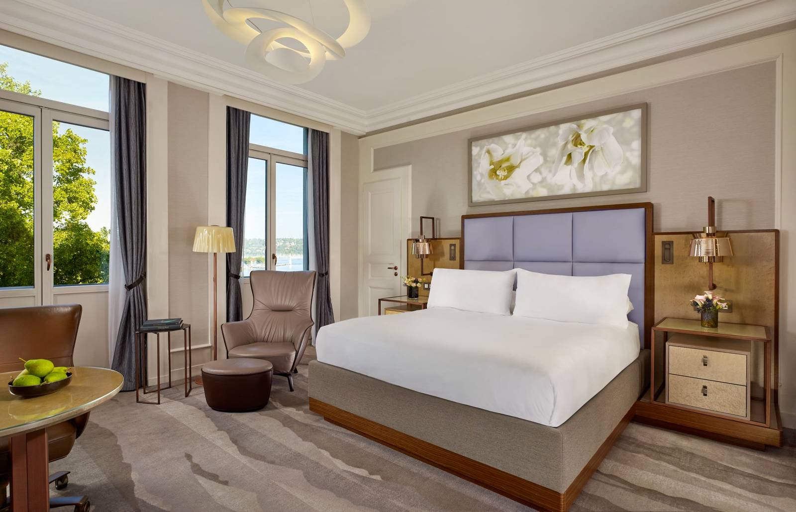 日內瓦 Ritz-Carlton Hotel de la Paix Deluxe Lake View 客房