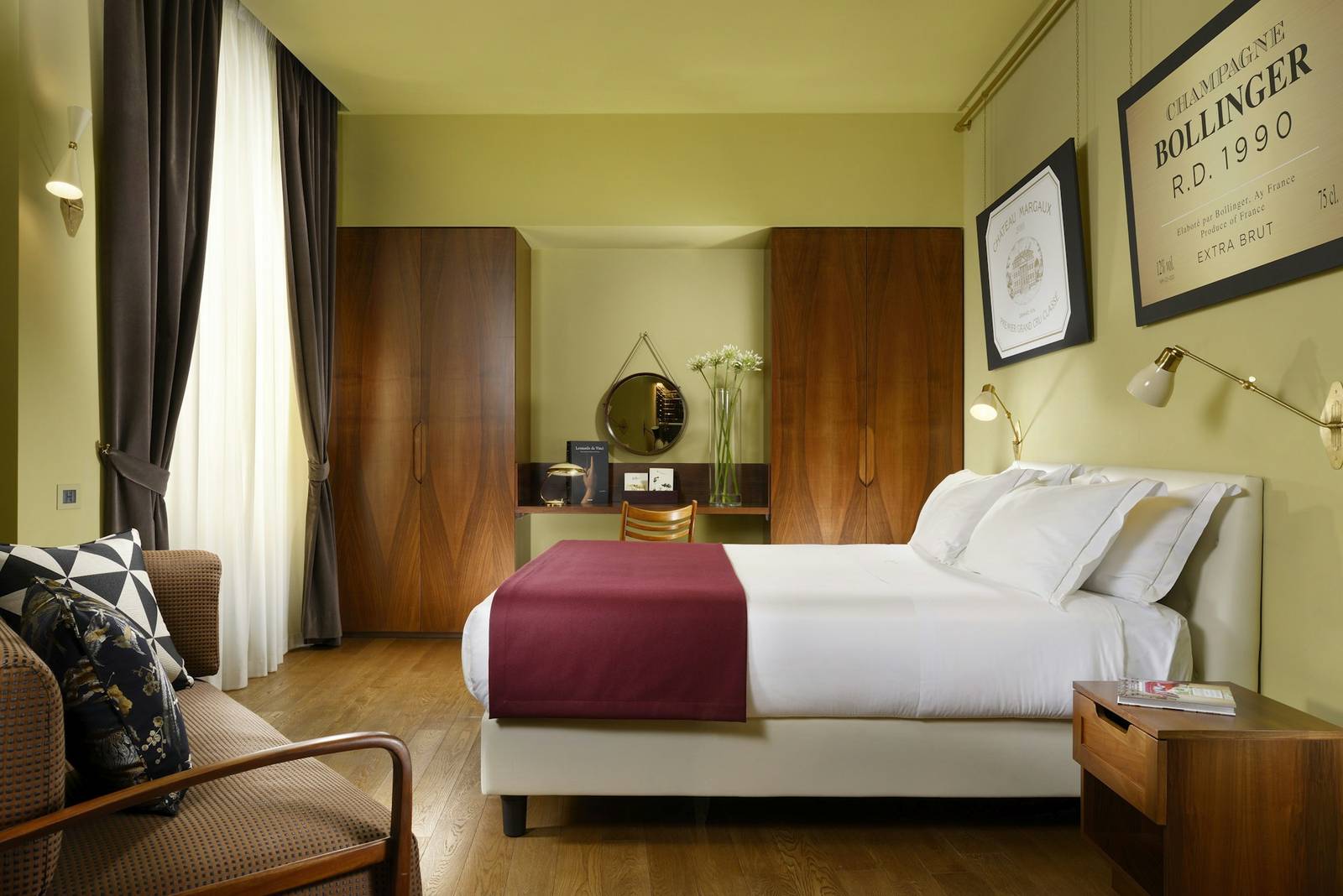 羅馬 Hotel De' Ricci Suite Deluxe 臥室