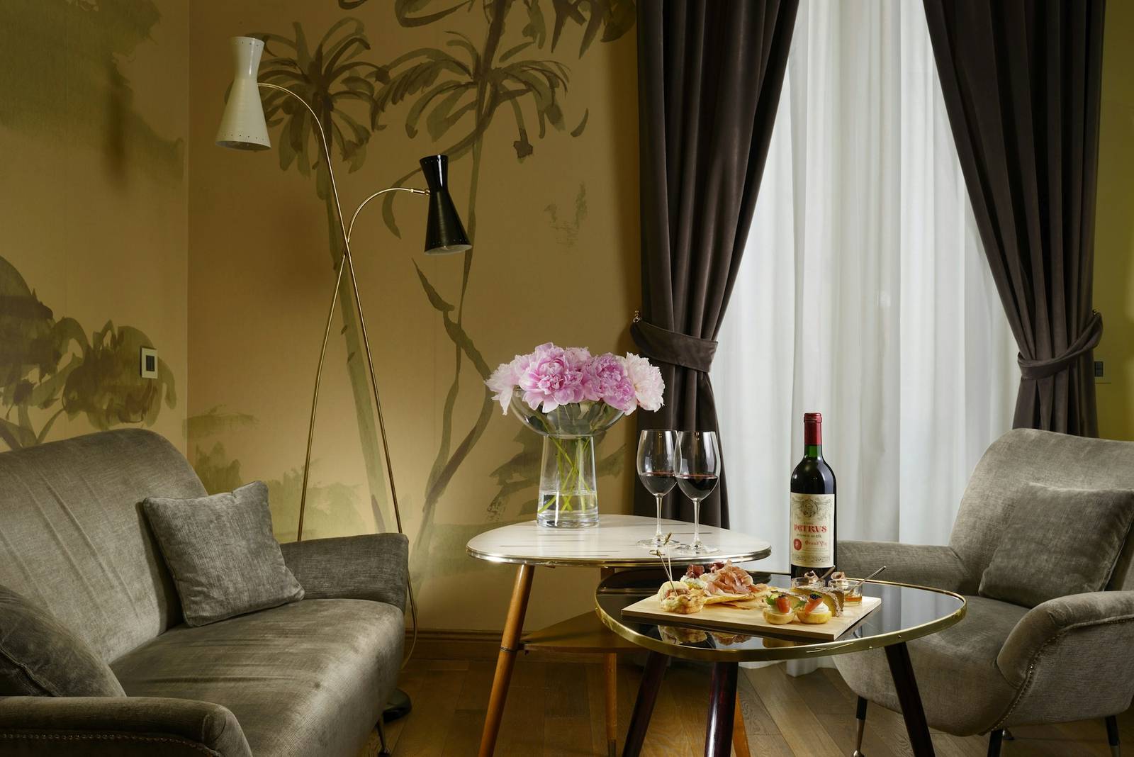 羅馬 Hotel De' Ricci Balcony Suite 起居區