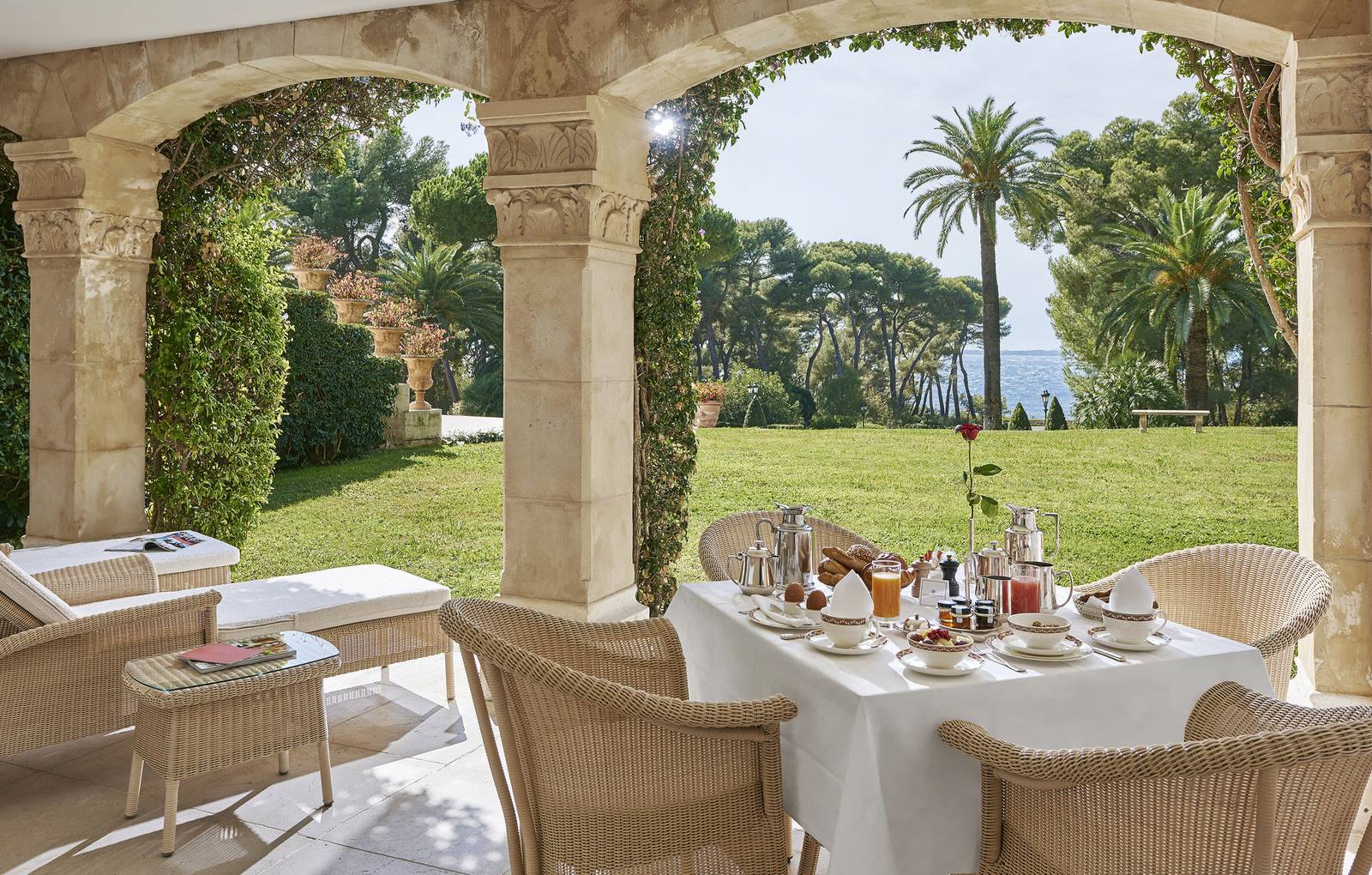 Hôtel du Cap-Eden-Roc Junior Suite 花園露台