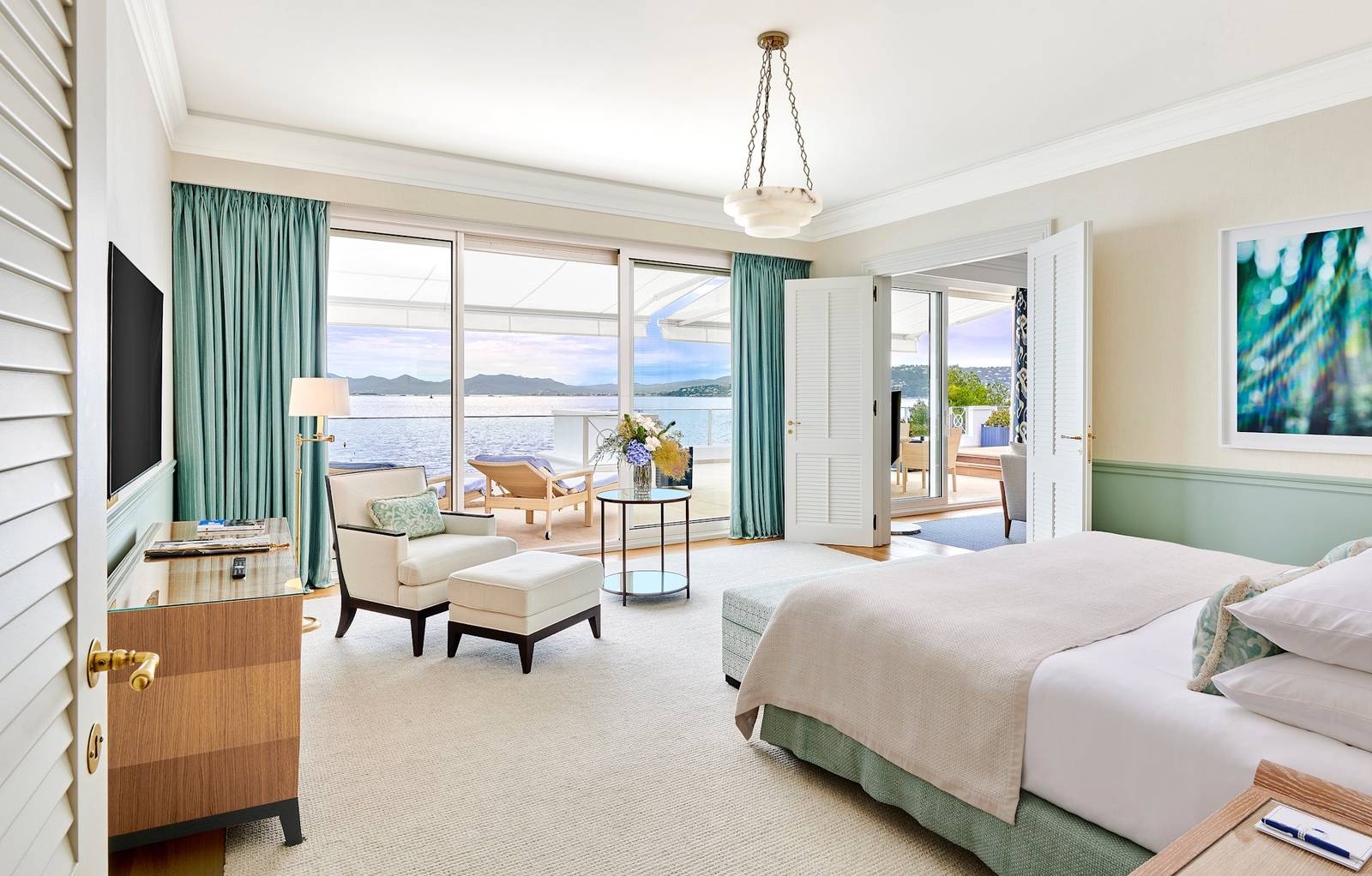 Hôtel du Cap-Eden-Roc Eden-Roc Suite 海景臥室
