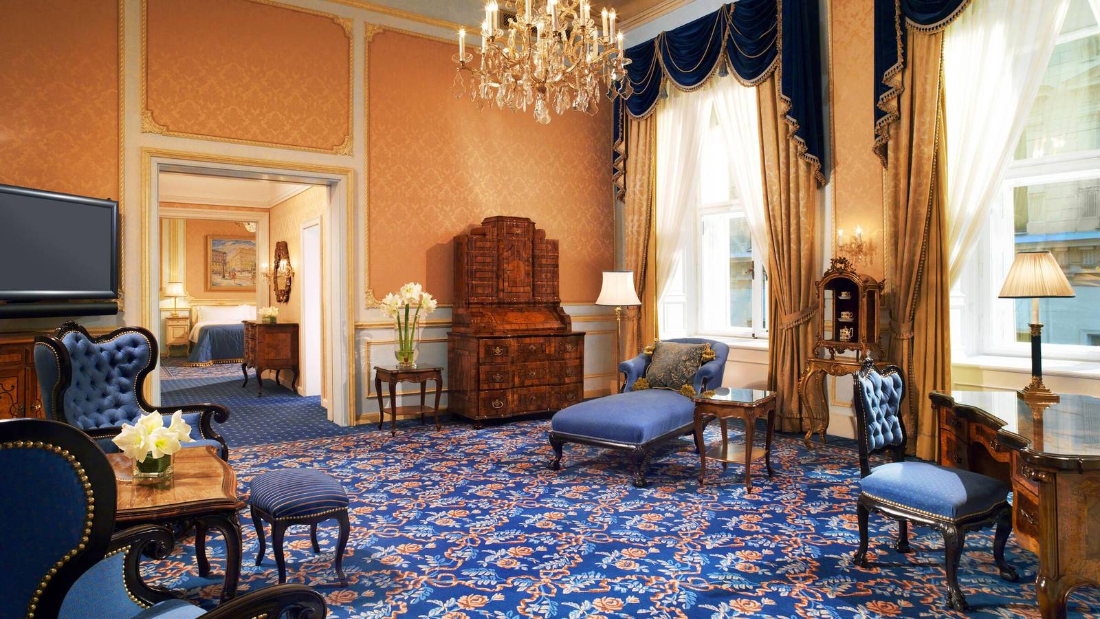 維也納帝國酒店 Imperial Suite 起居空間