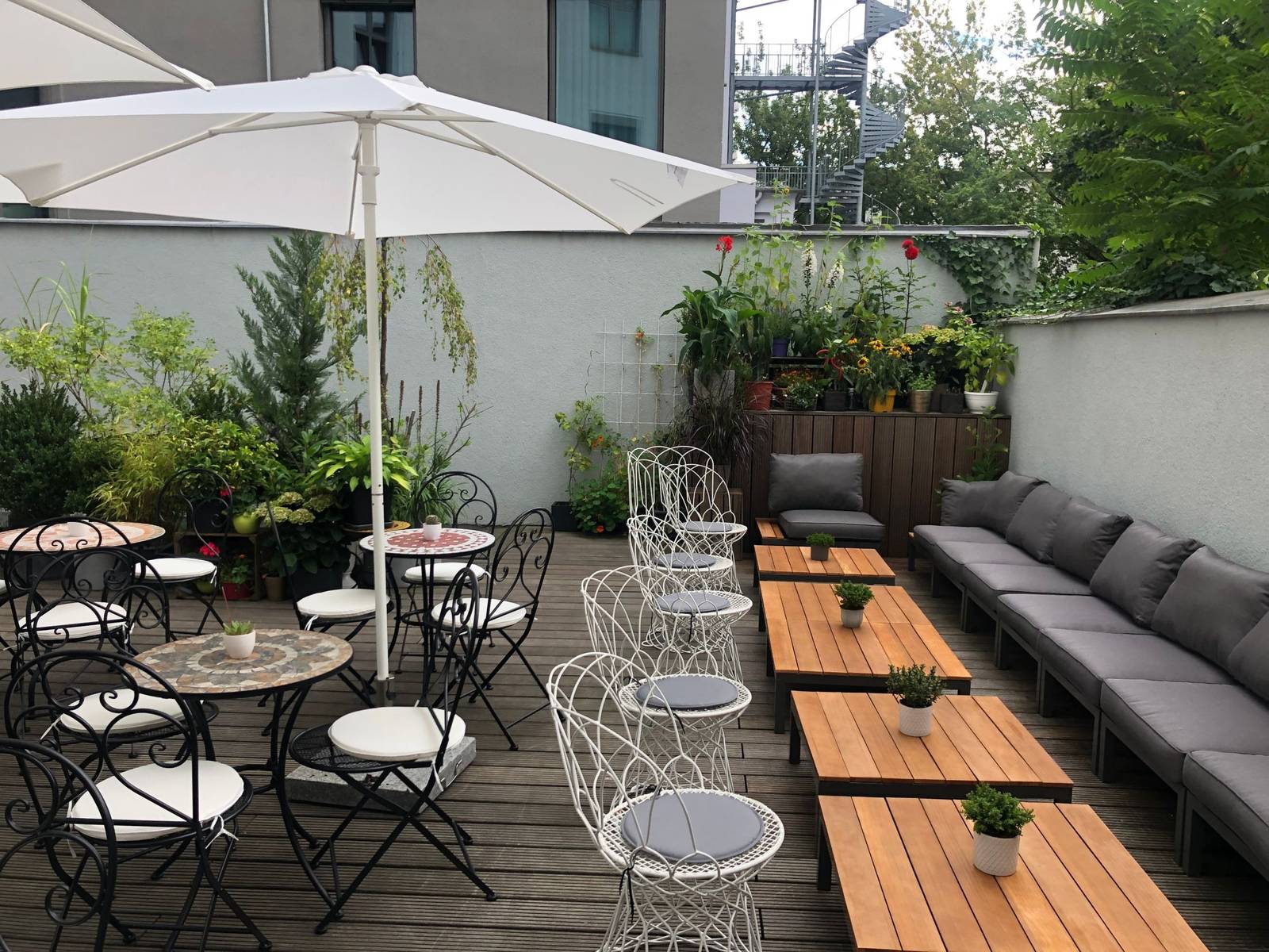 柏林 Hotel Indigo Berlin - Ku'damm 戶外露台座位