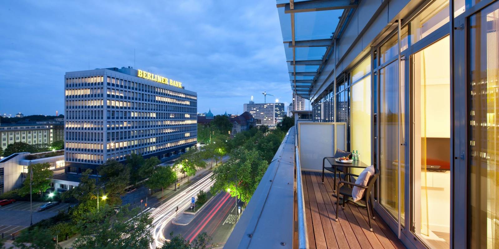 柏林 Hotel Indigo Berlin - Ku'damm 陽台望出去的街景