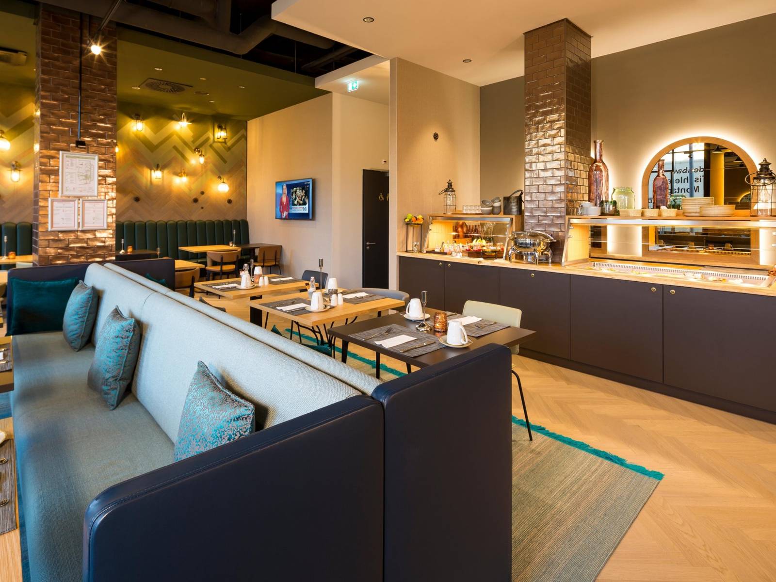 德勒斯登 Hotel Indigo 早餐區