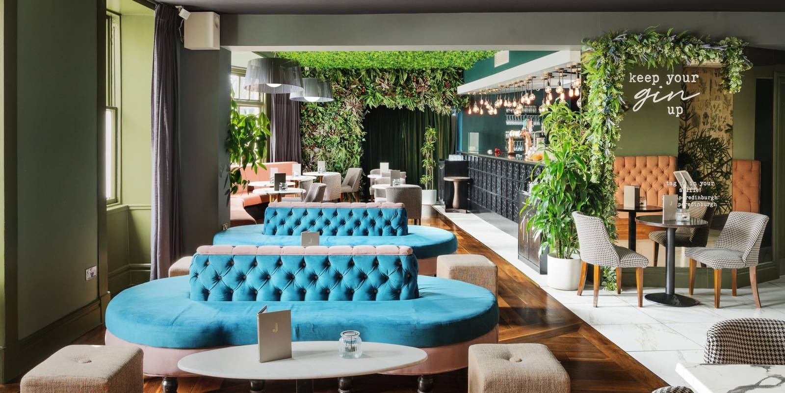 愛丁堡 Hotel Indigo Juniper Bar 綠植酒吧