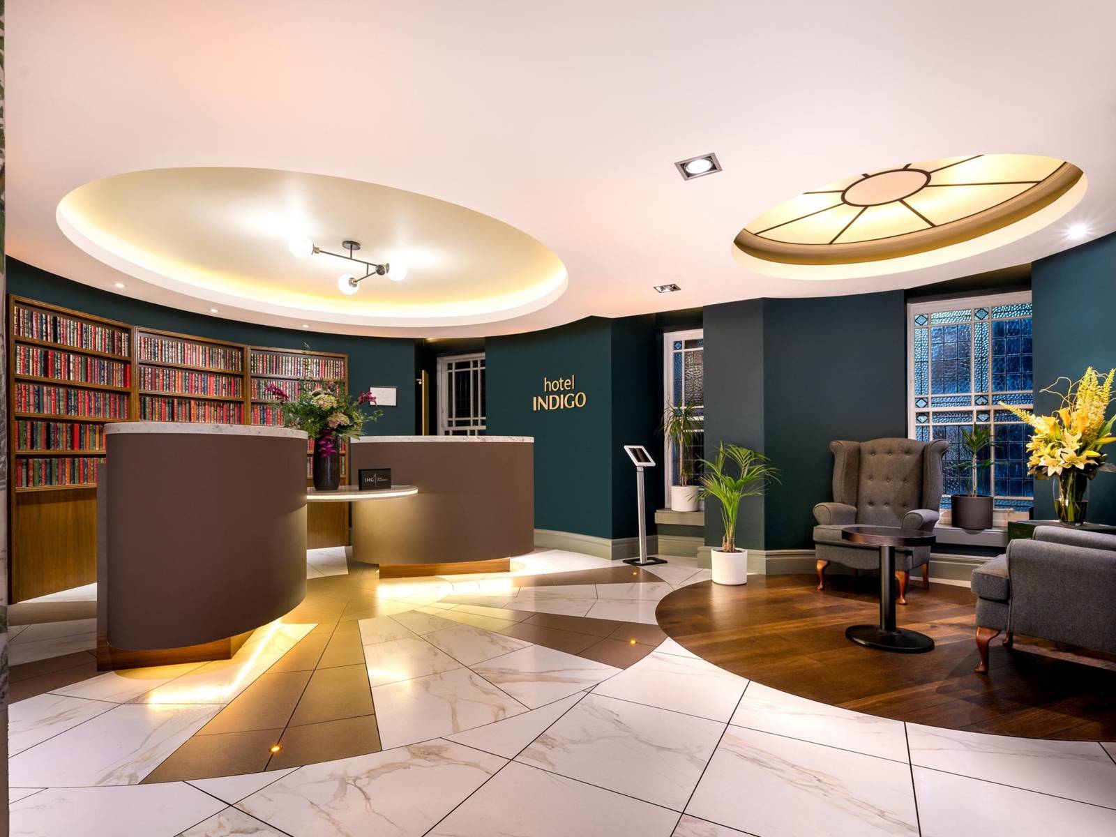 愛丁堡 Hotel Indigo 接待大廳