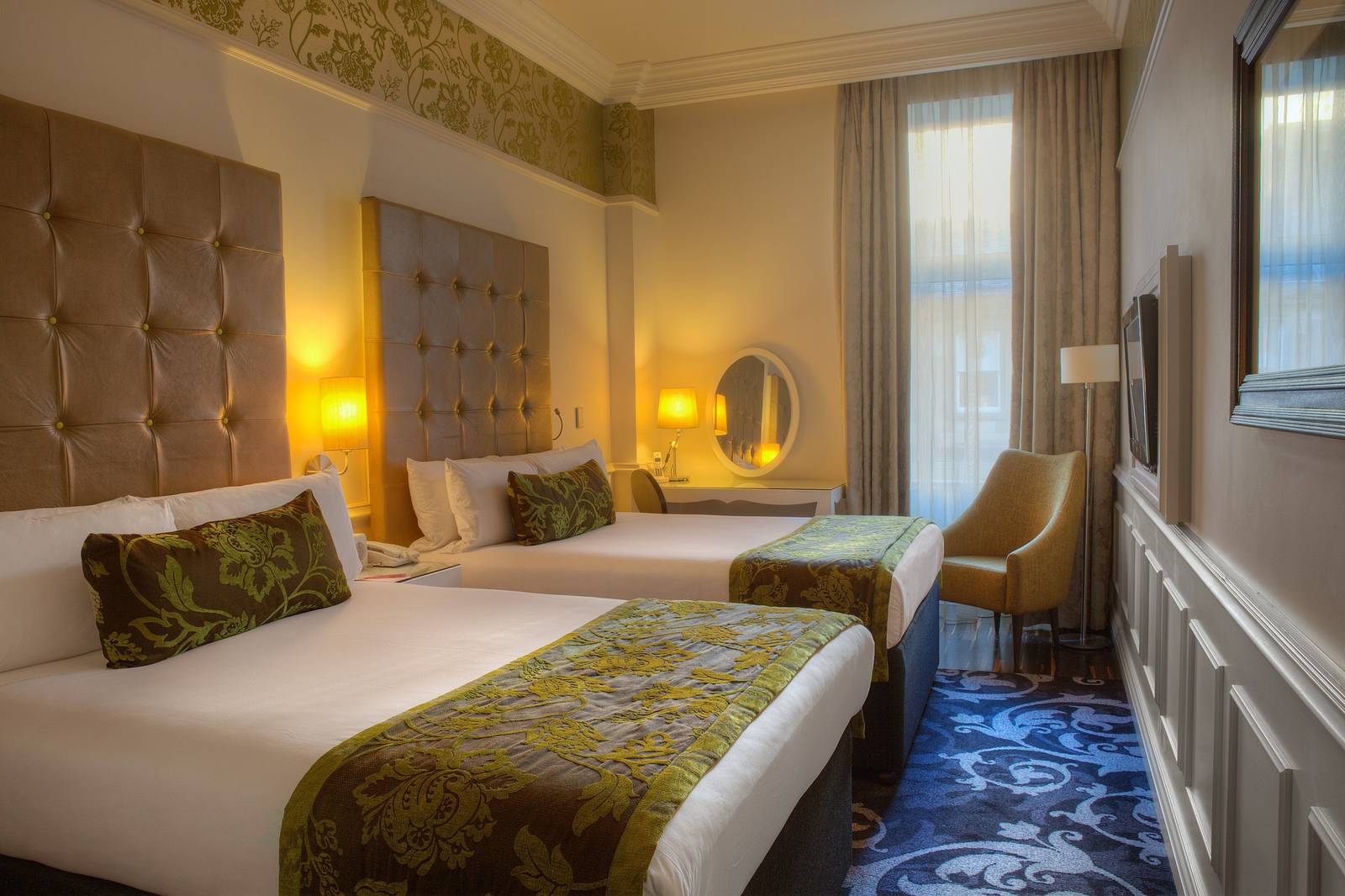 Hotel Indigo Glasgow Standard 兩張雙人床客房