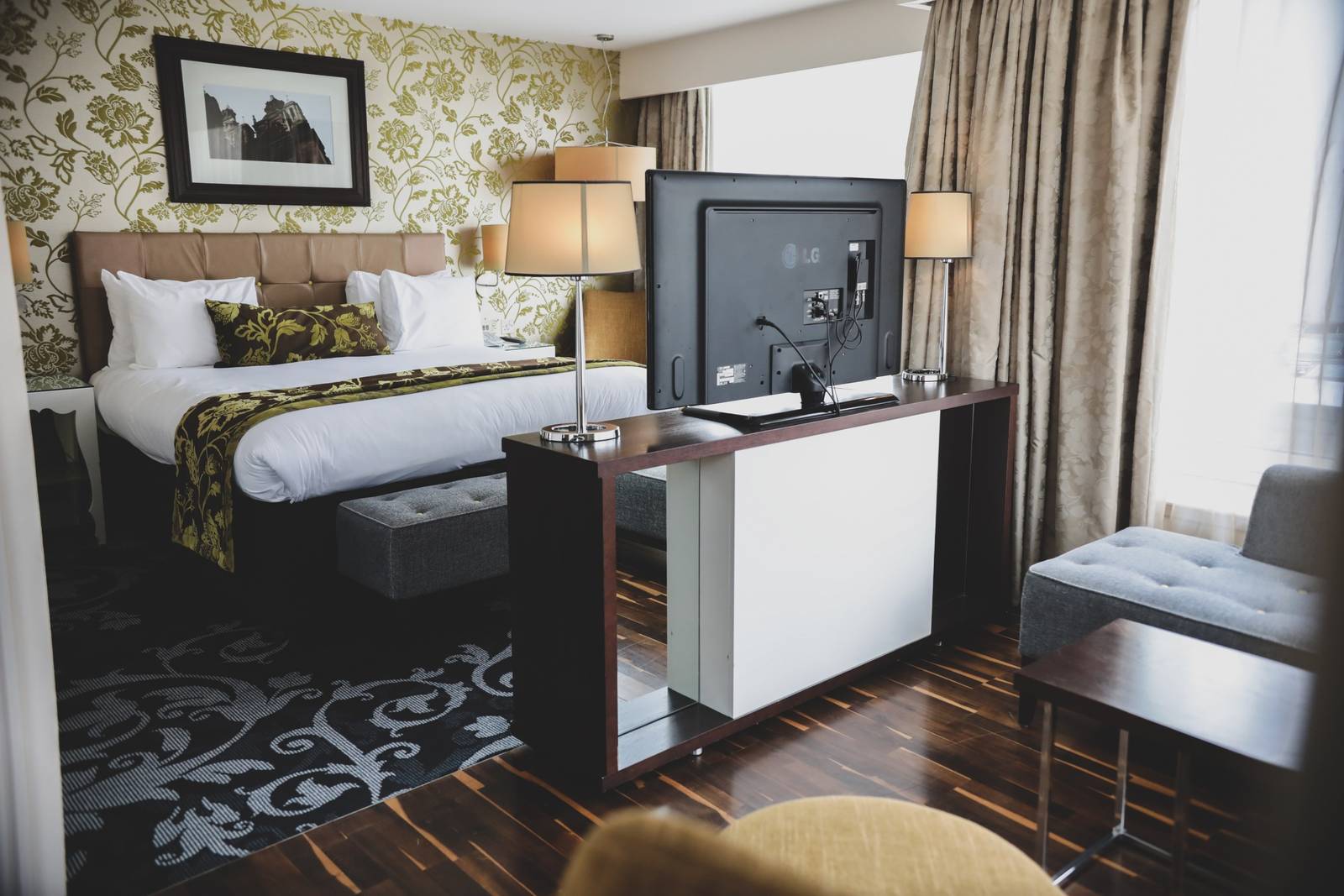 Hotel Indigo Glasgow 套房起居區