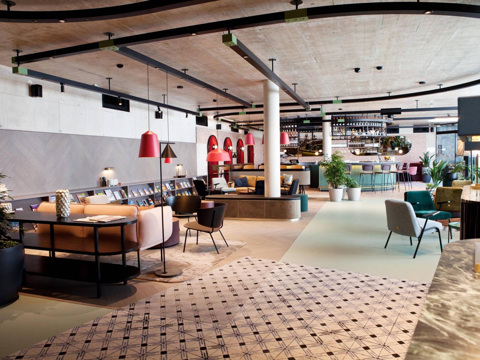 Hotel Indigo Vienna - Naschmarkt 大廳休息區