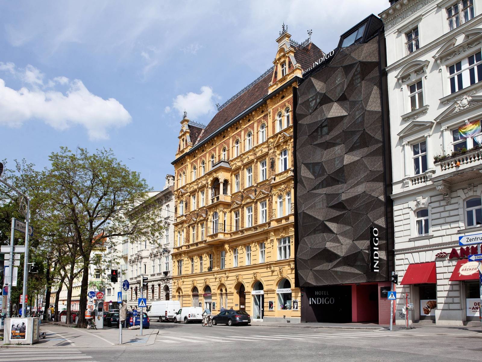 Hotel Indigo Vienna - Naschmarkt 臨 Rechte Wienzeile 的建築外觀