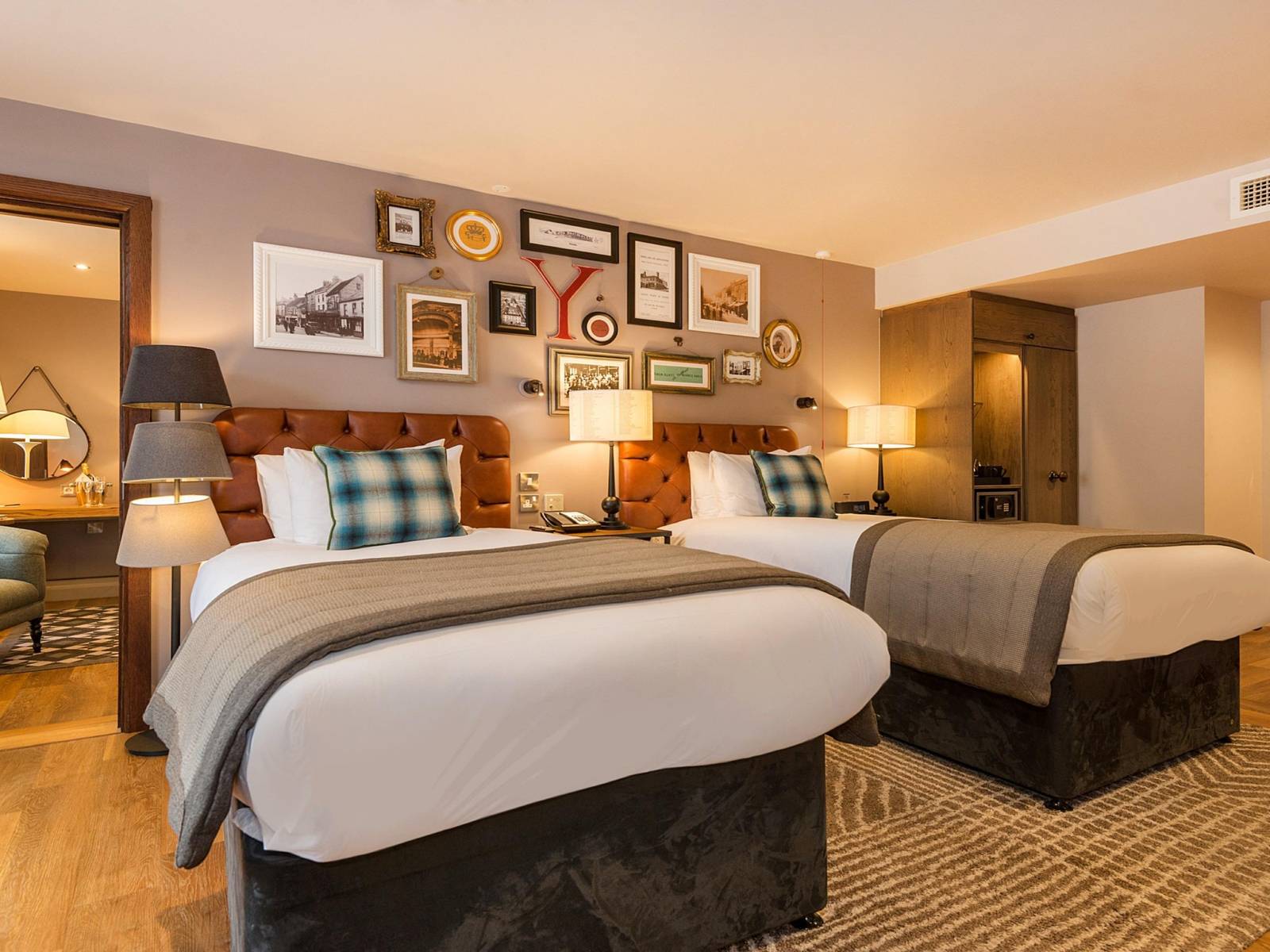 約克 Hotel Indigo York 兩張單人床客房