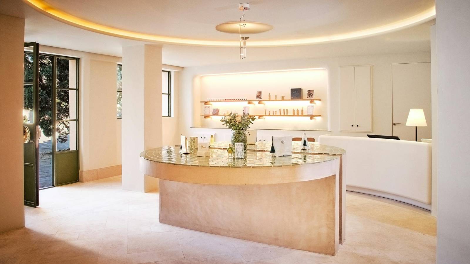 Hôtel Le Pigonnet Folie Verte Spa 接待區