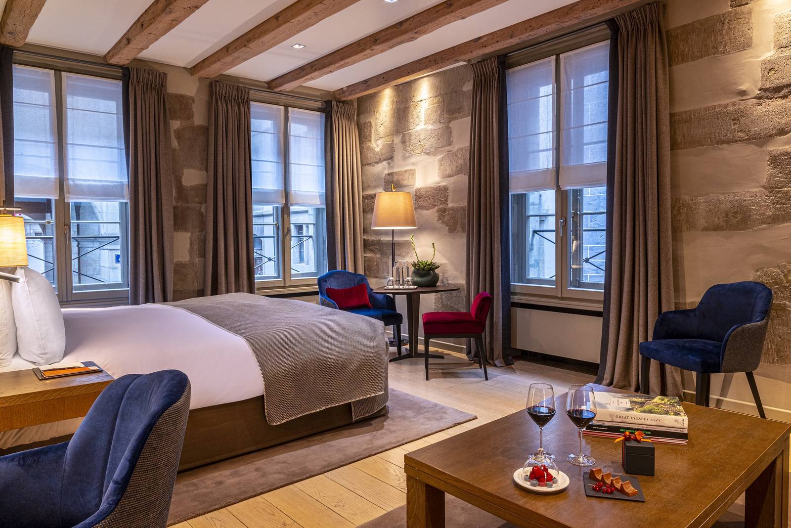 Hotel Les Armures Junior Suite 起居區