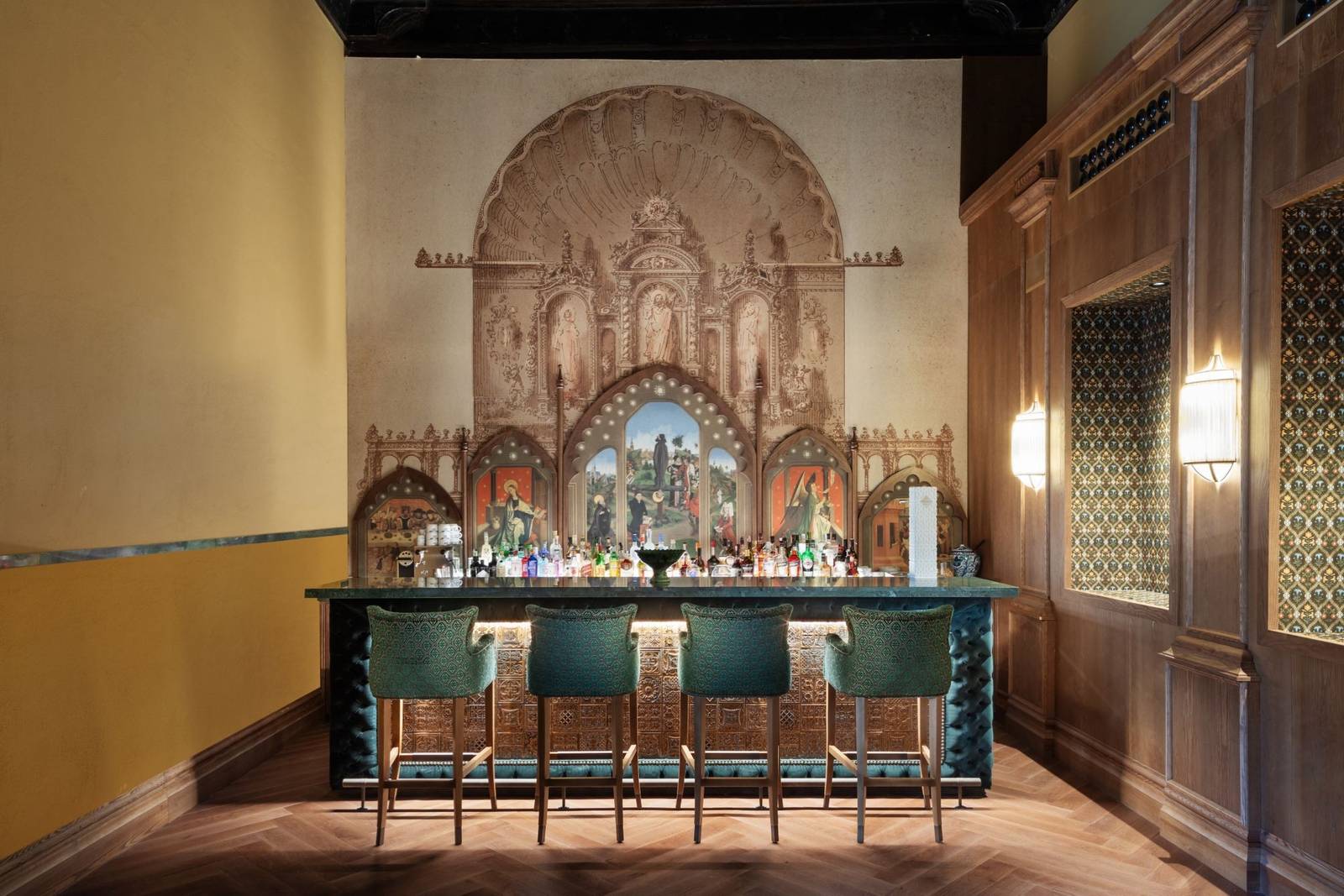 格拉那達 Hotel Palacio de Santa Paula 酒吧吧台