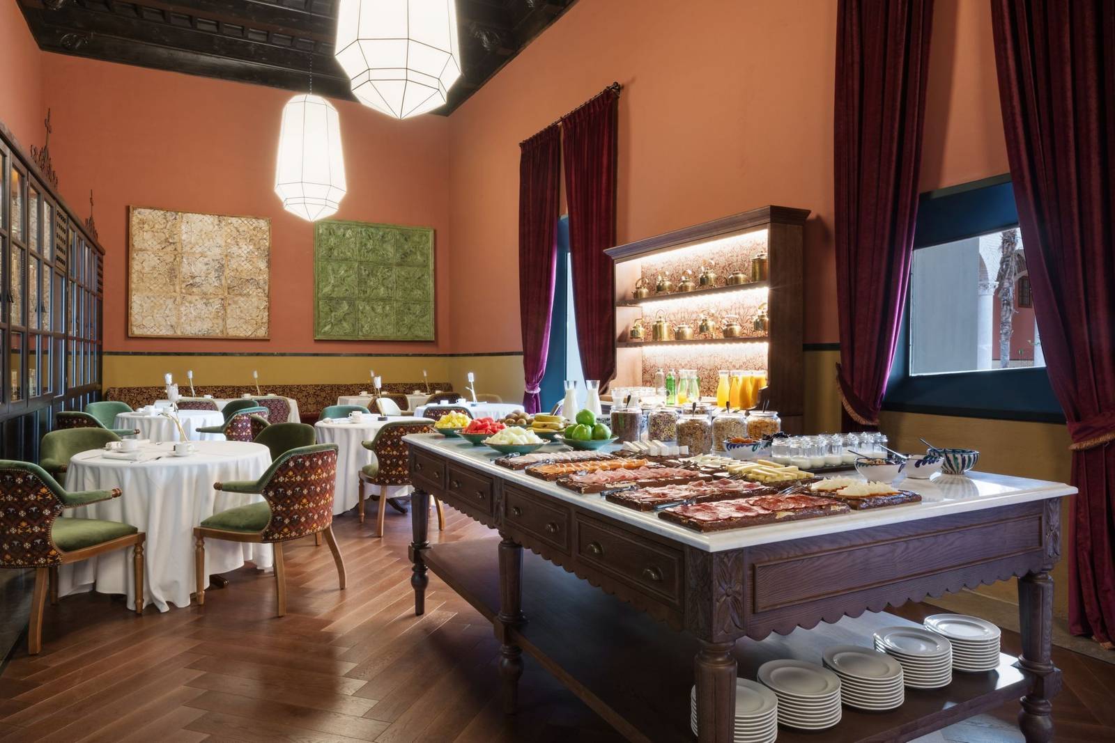 格拉那達 Hotel Palacio de Santa Paula 早餐廳