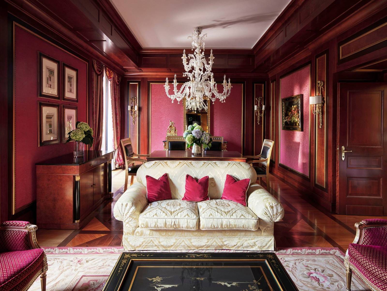 Hotel Principe di Savoia Royal Suite 新古典風格起居室