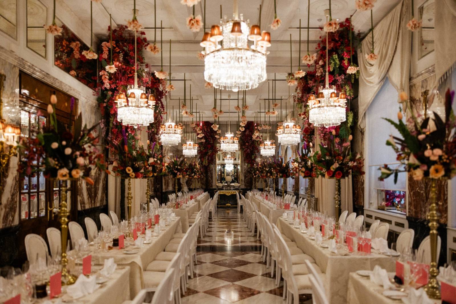 Hotel Sacher Wien Marble Hall 宴會廳