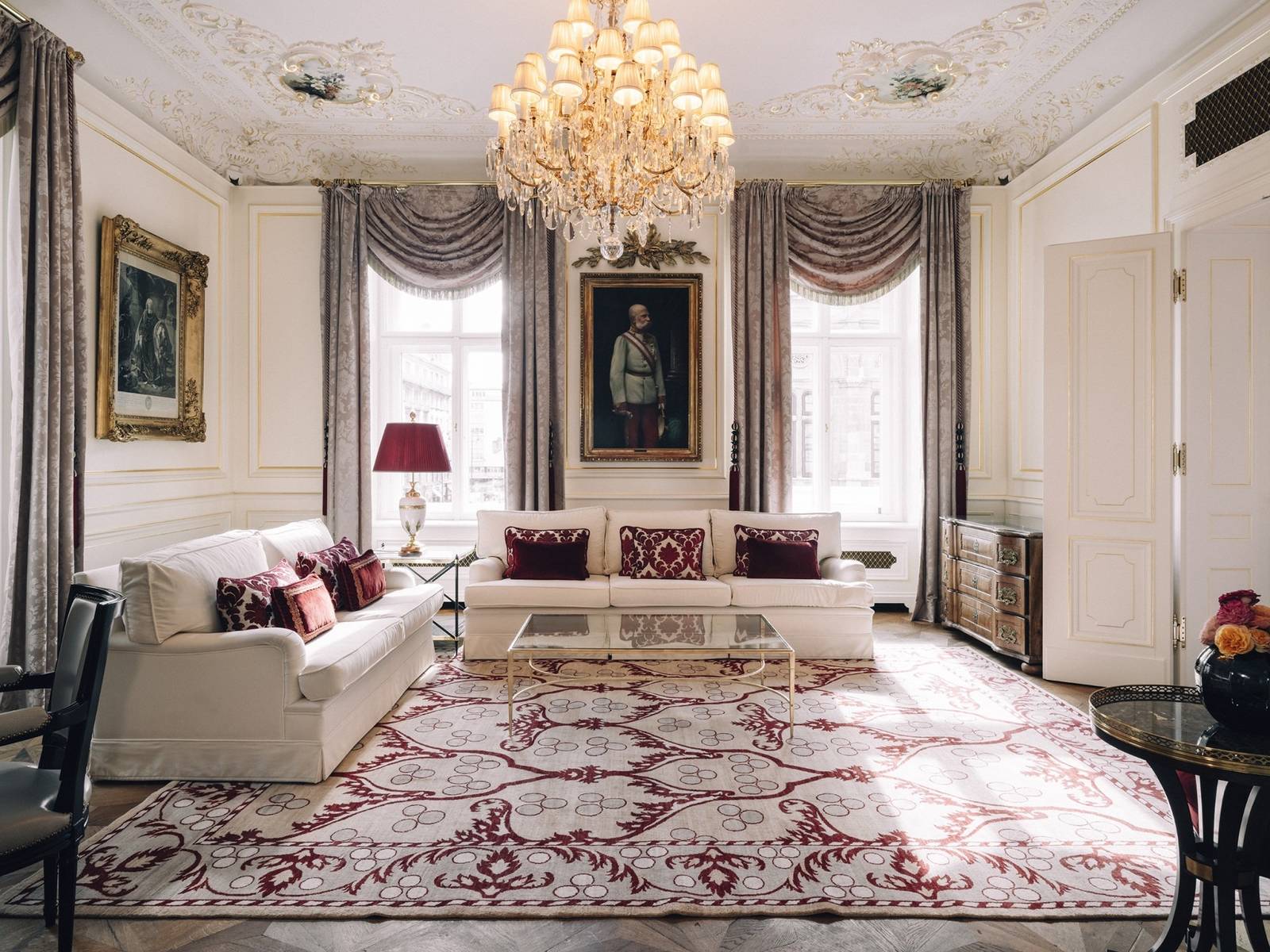 Hotel Sacher Wien Grand Signature Suite 起居室