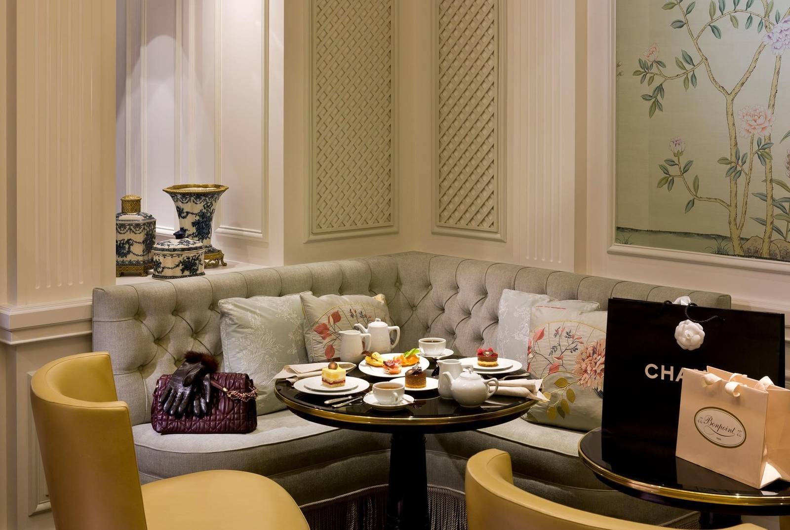Hôtel San Régis Les Confidences 茶沙龍座位