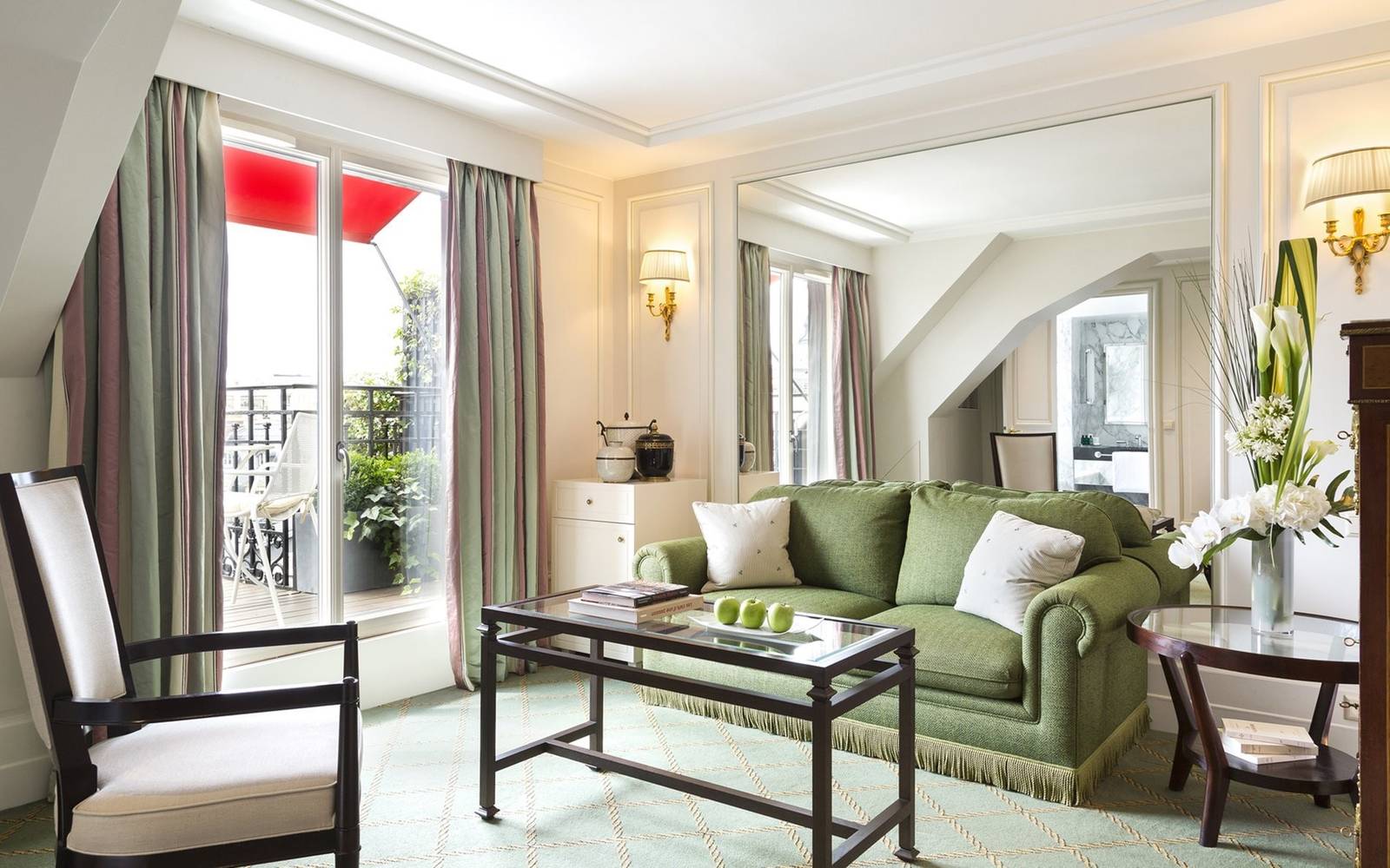 Hôtel San Régis Terrace Junior Suite 起居區