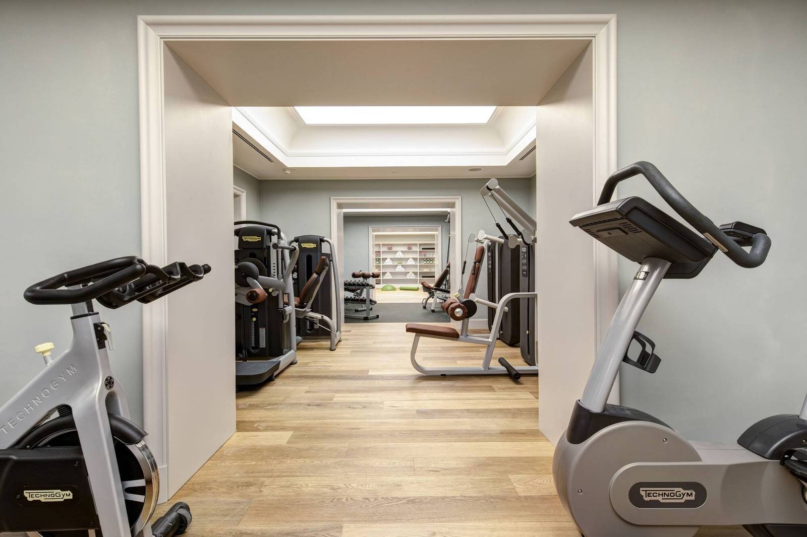 佛羅倫斯 Hotel Savoy Technogym 健身房