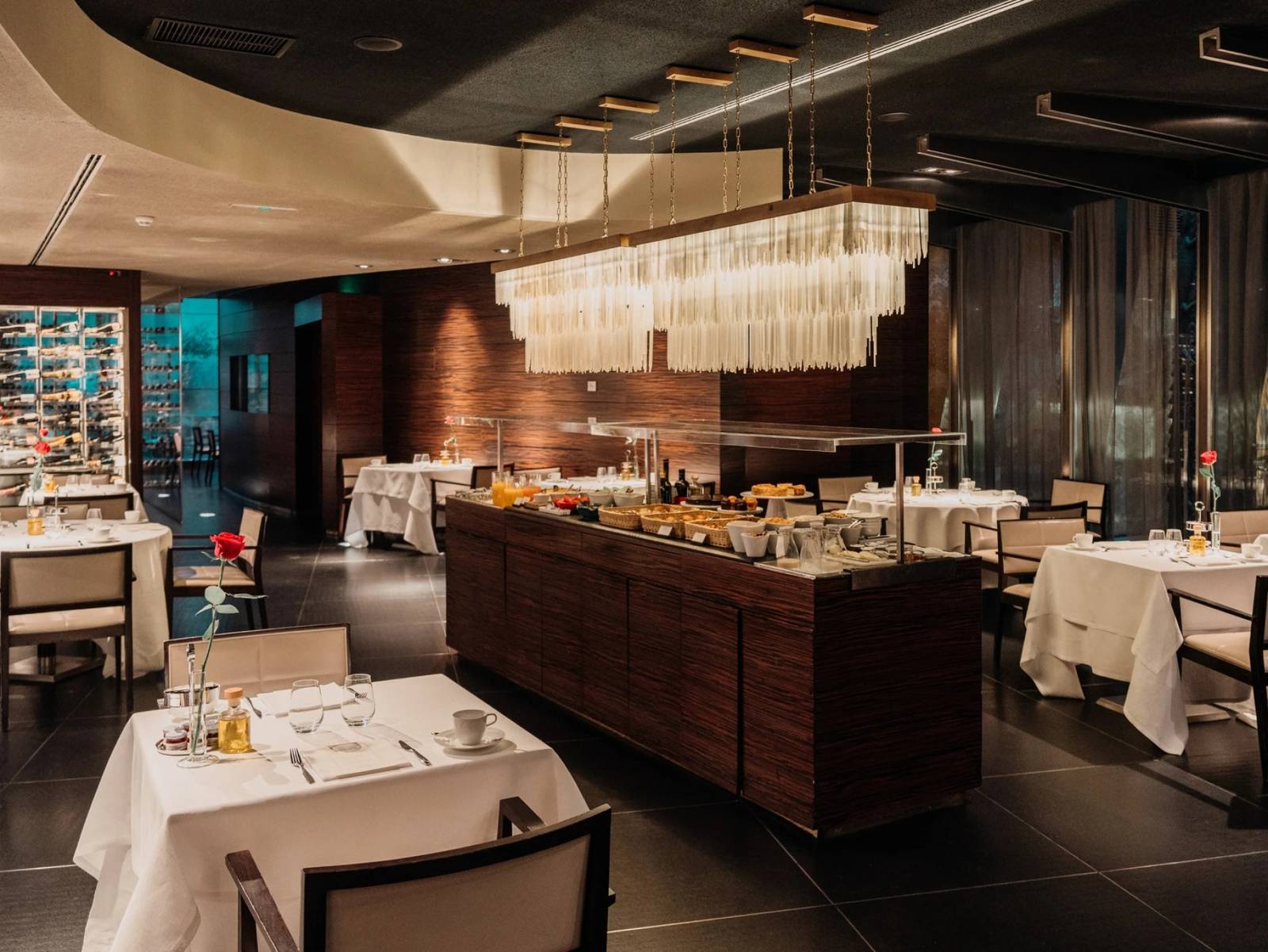 馬德里 Hotel Urban CEBO 餐廳用餐區