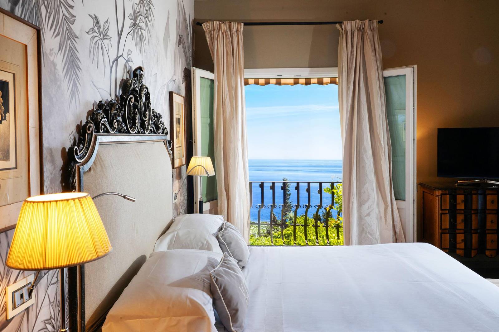 陶爾米納 Hotel Villa Carlotta Junior Suite 海景套房