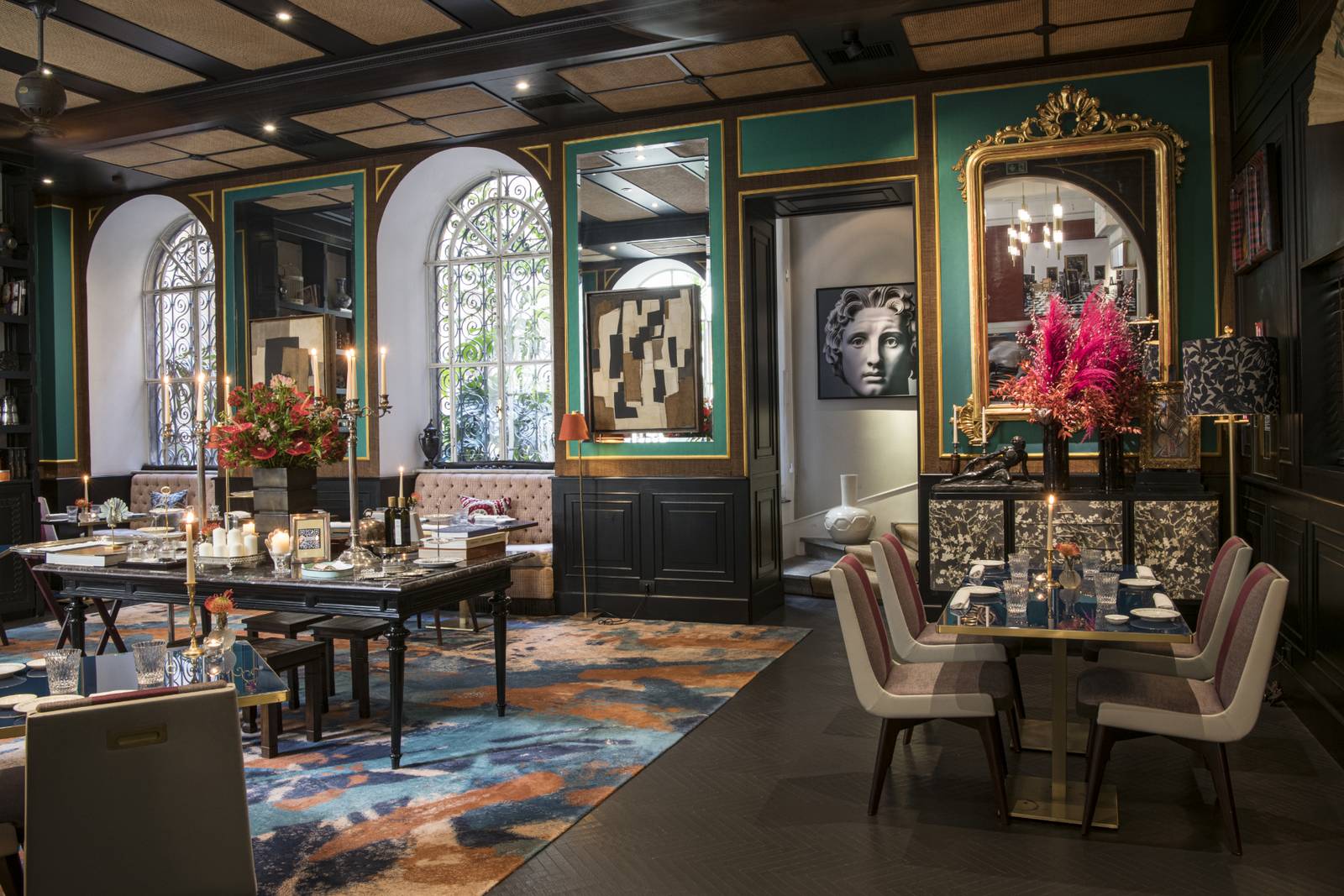 羅馬 Hotel Vilòn Adelaide 餐廳用餐區
