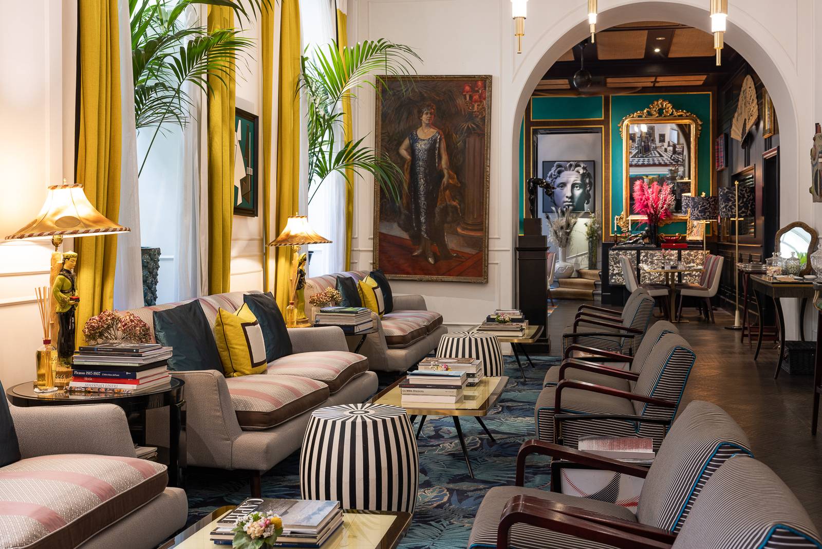 羅馬 Hotel Vilòn In Salotto 酒吧沙龍座位