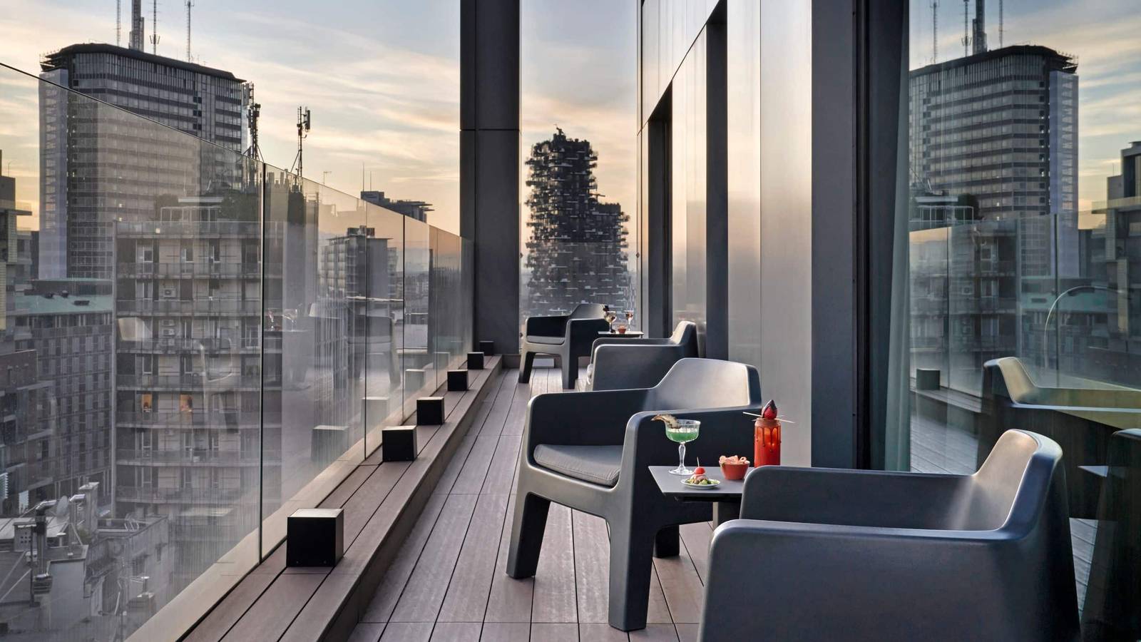Hyatt Centric Milan Centrale Skyline Suite 私人露台