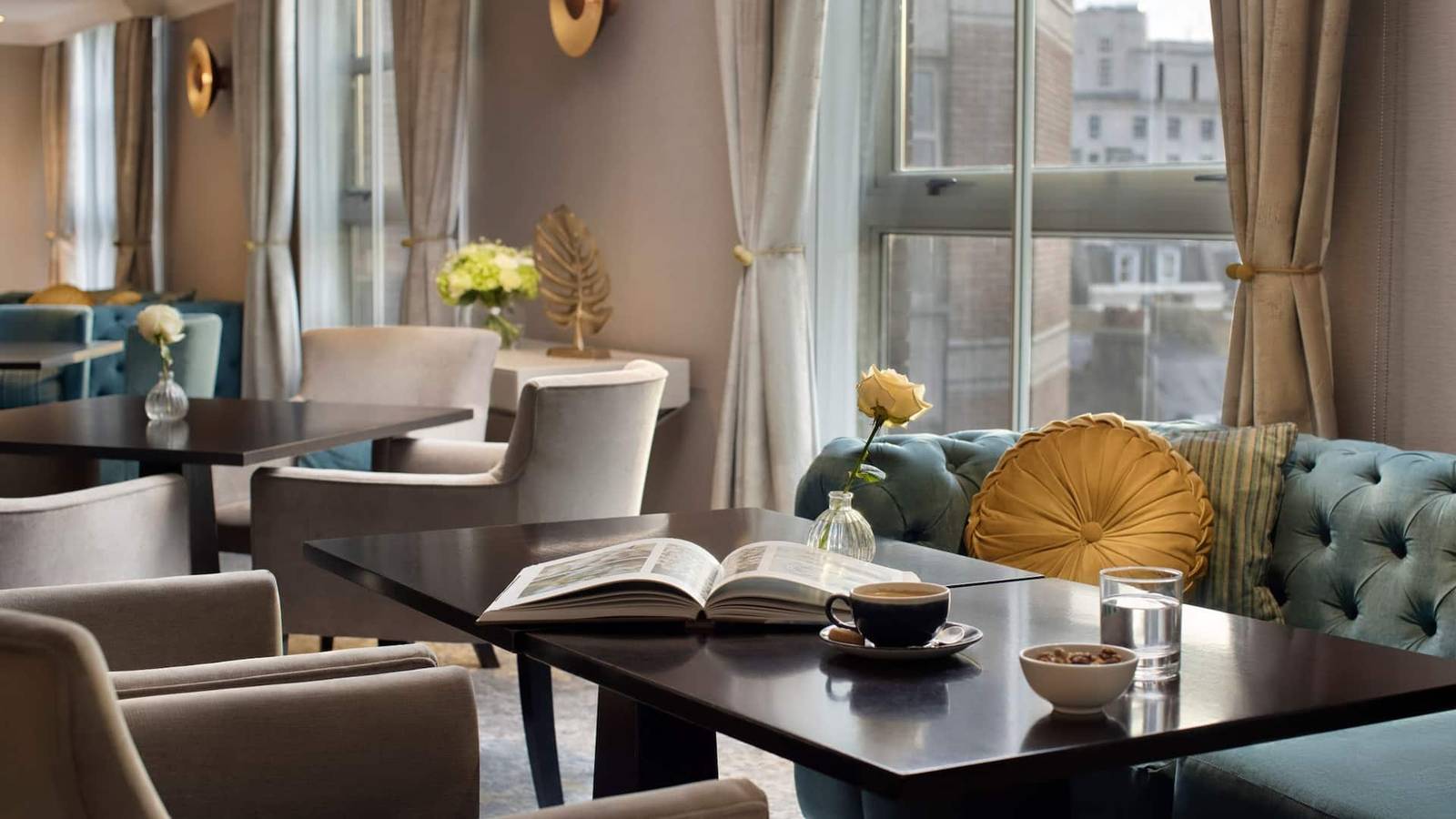 倫敦 Hyatt Regency The Churchill Regency Club 酒廊座位區
