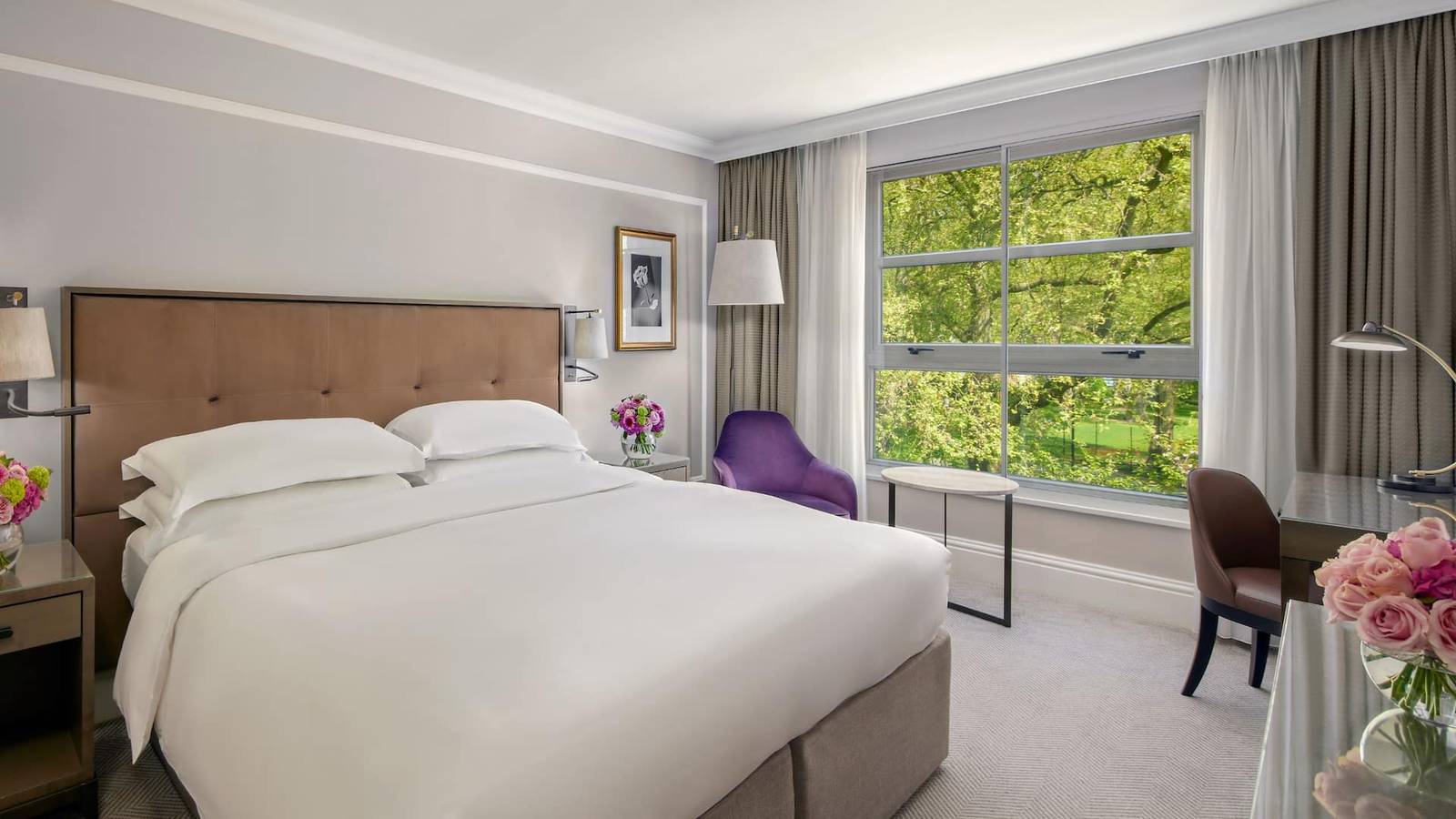 倫敦 Hyatt Regency The Churchill 花園景大床房