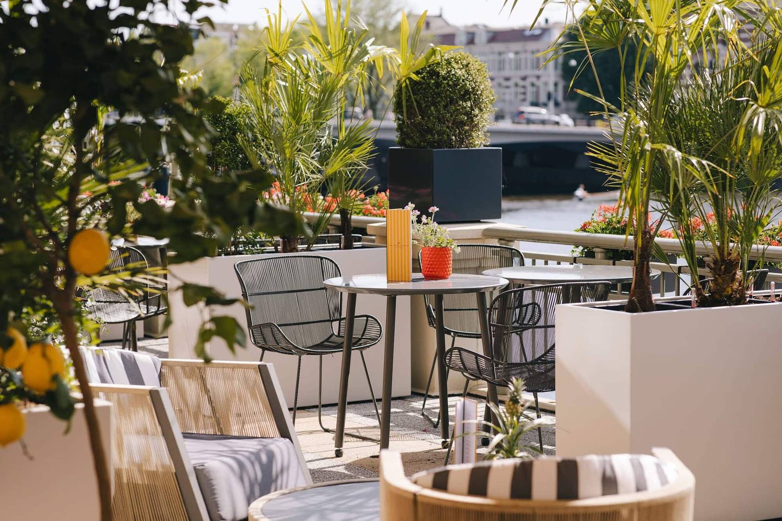 阿姆斯特丹 InterContinental Amstel Amsterdam 夏季河畔 Spritz Garden 露台