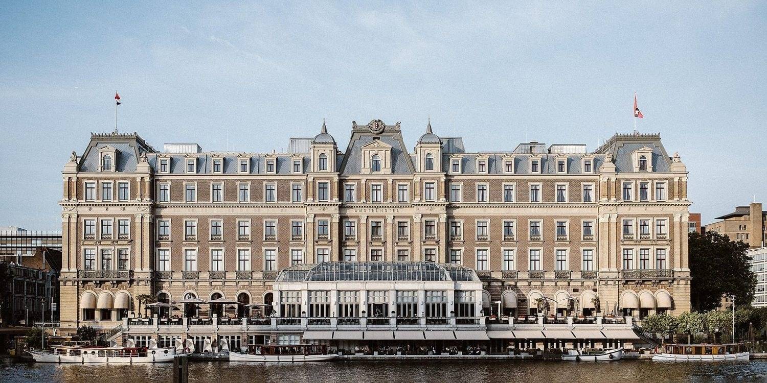 阿姆斯特丹 InterContinental Amstel Amsterdam 阿姆斯特河畔的建築立面