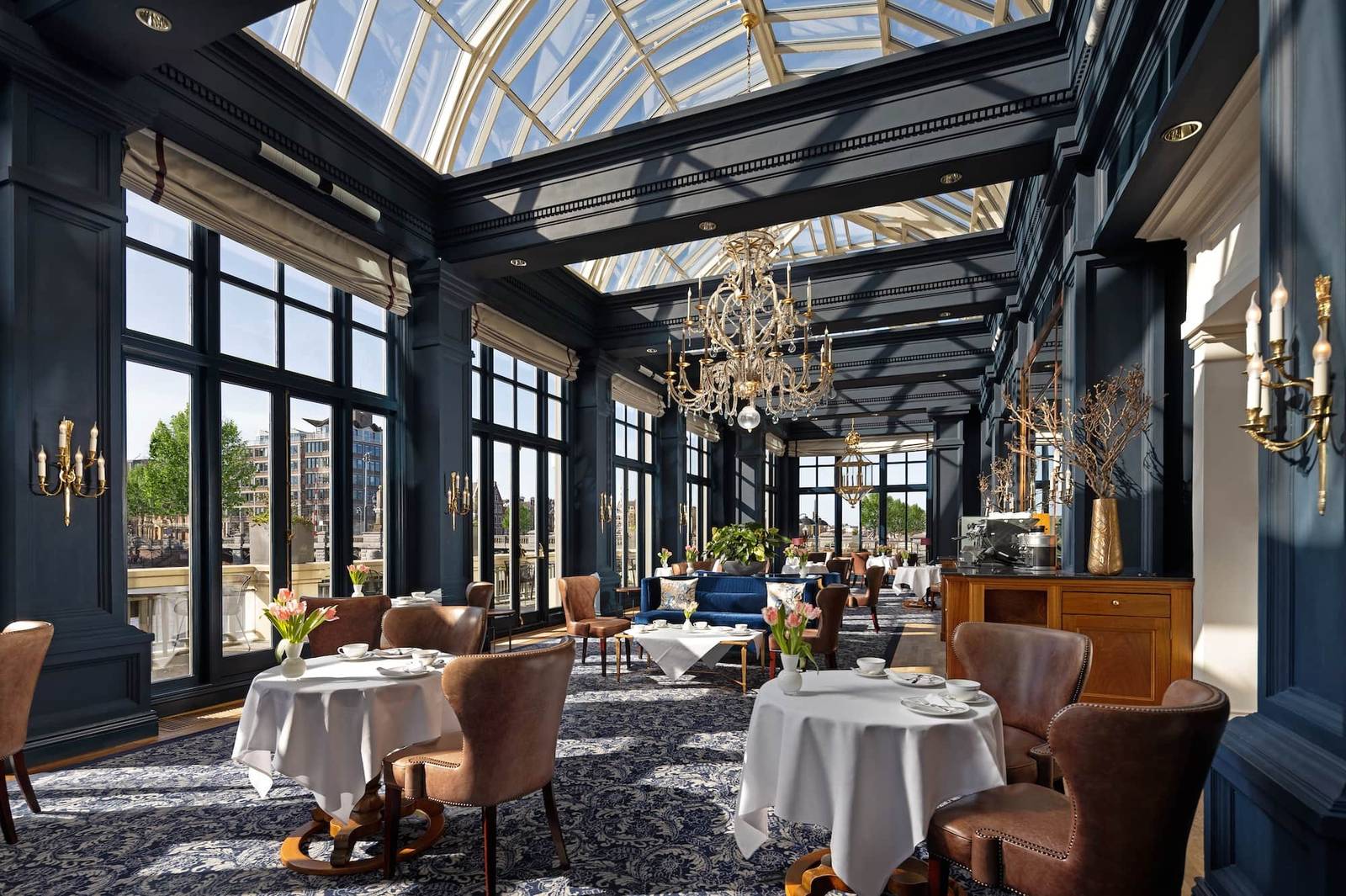 阿姆斯特丹 InterContinental Amstel Amsterdam Amstel Lounge 玻璃穹頂