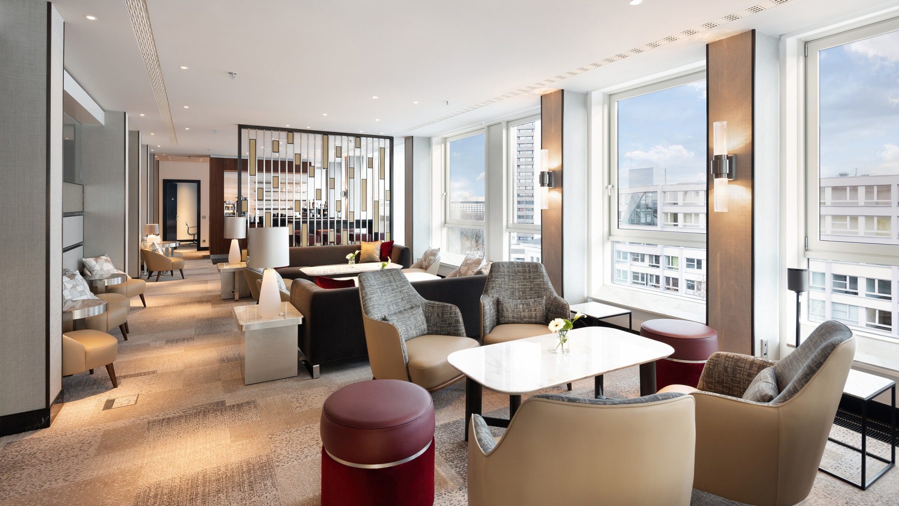 Club InterContinental 專屬行政酒廊優雅休憩座席