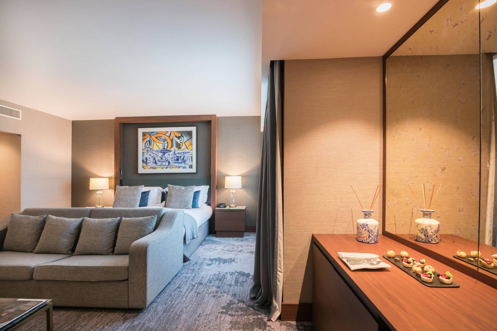 里斯本洲際酒店 Junior Suite 起居區
