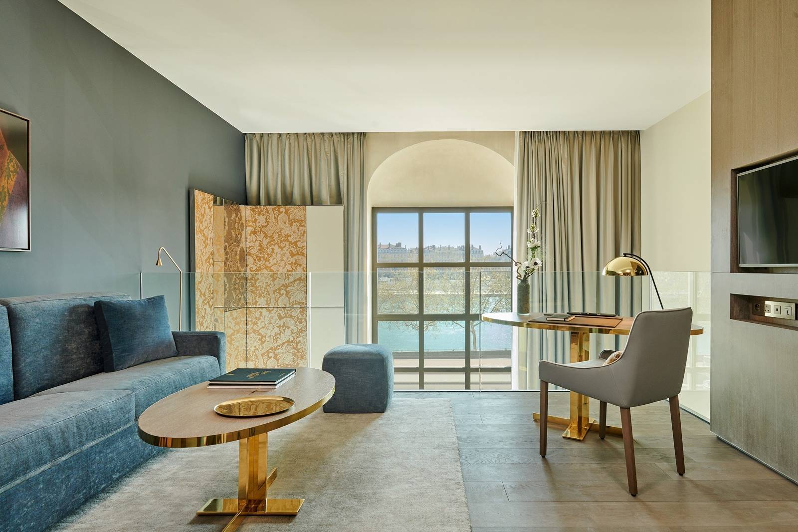 里昂洲際酒店 Junior Duplex Suite 起居區