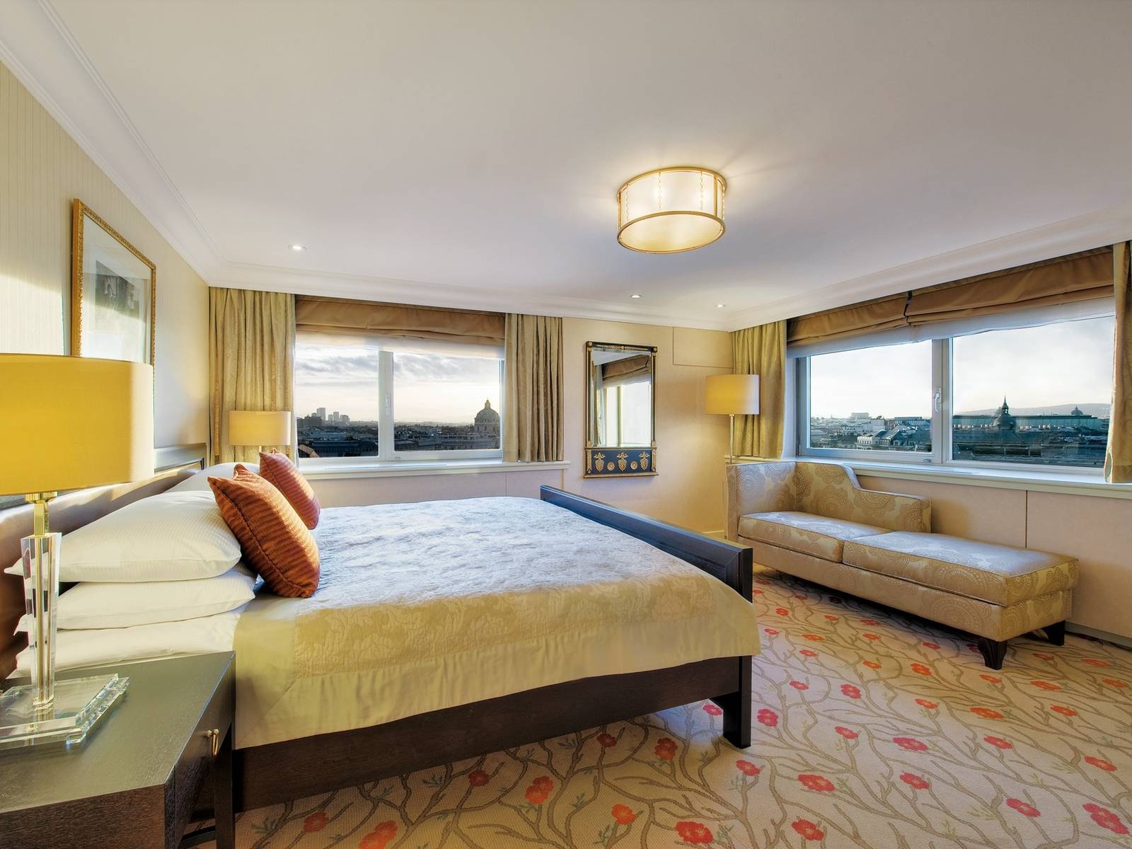 維也納洲際酒店 Presidential Suite 臥室