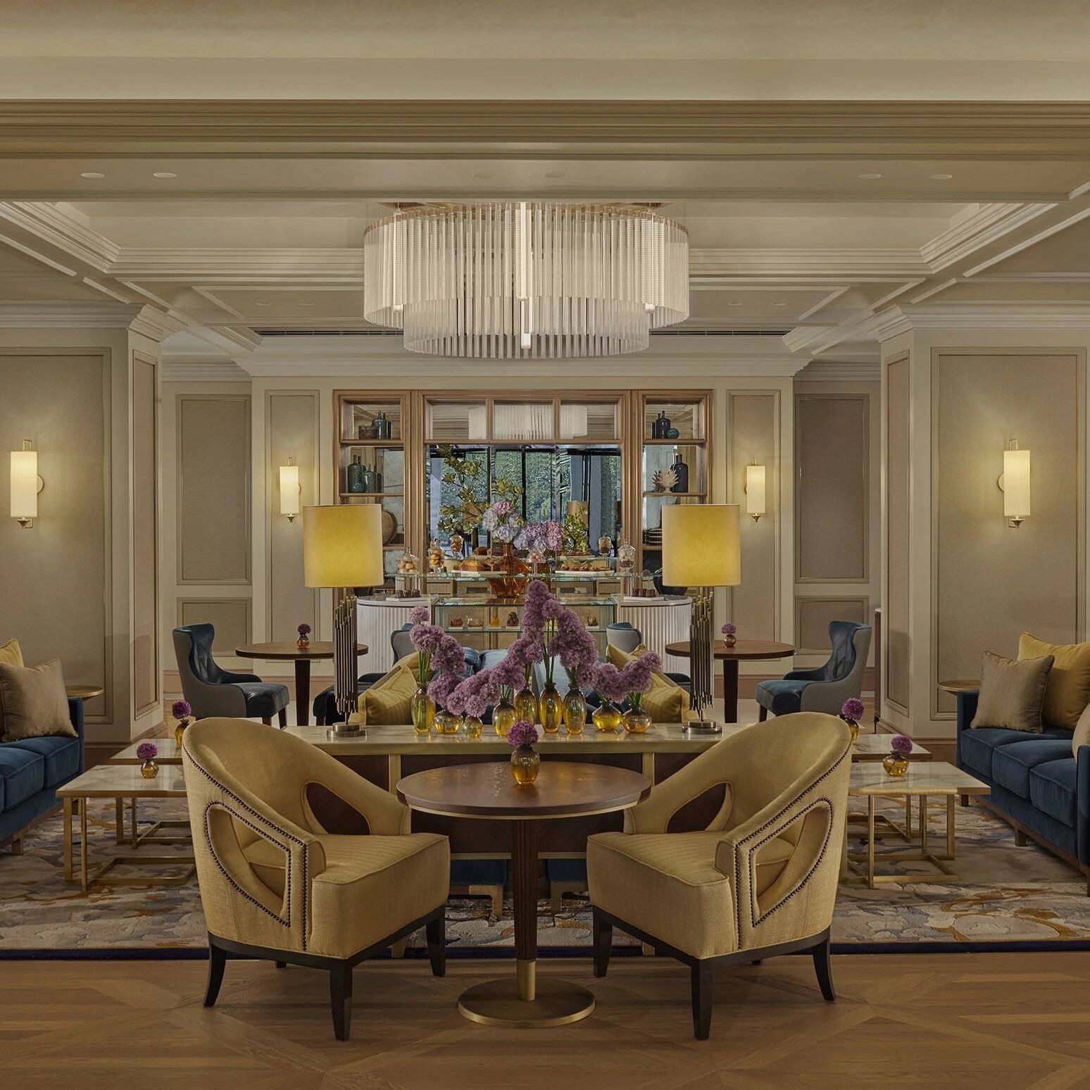 Jumeirah Carlton Tower The Chinoiserie 座位區