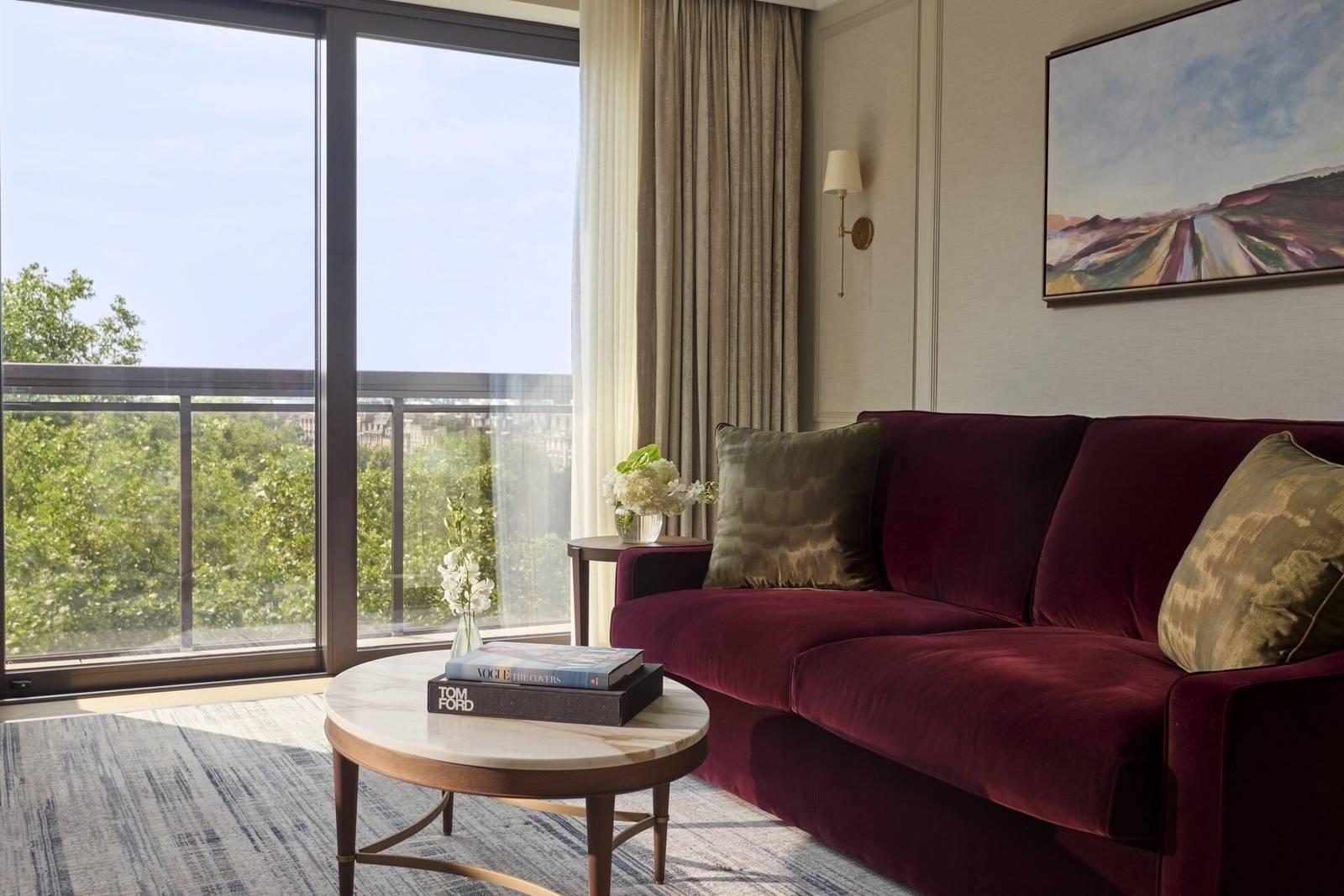 Jumeirah Carlton Tower Junior Suite 起居區