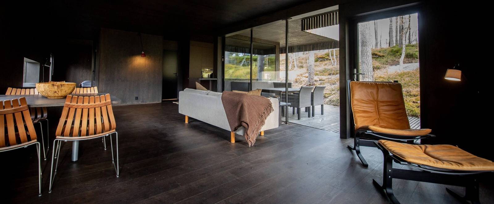 Juvet Writer's Lodge 起居室