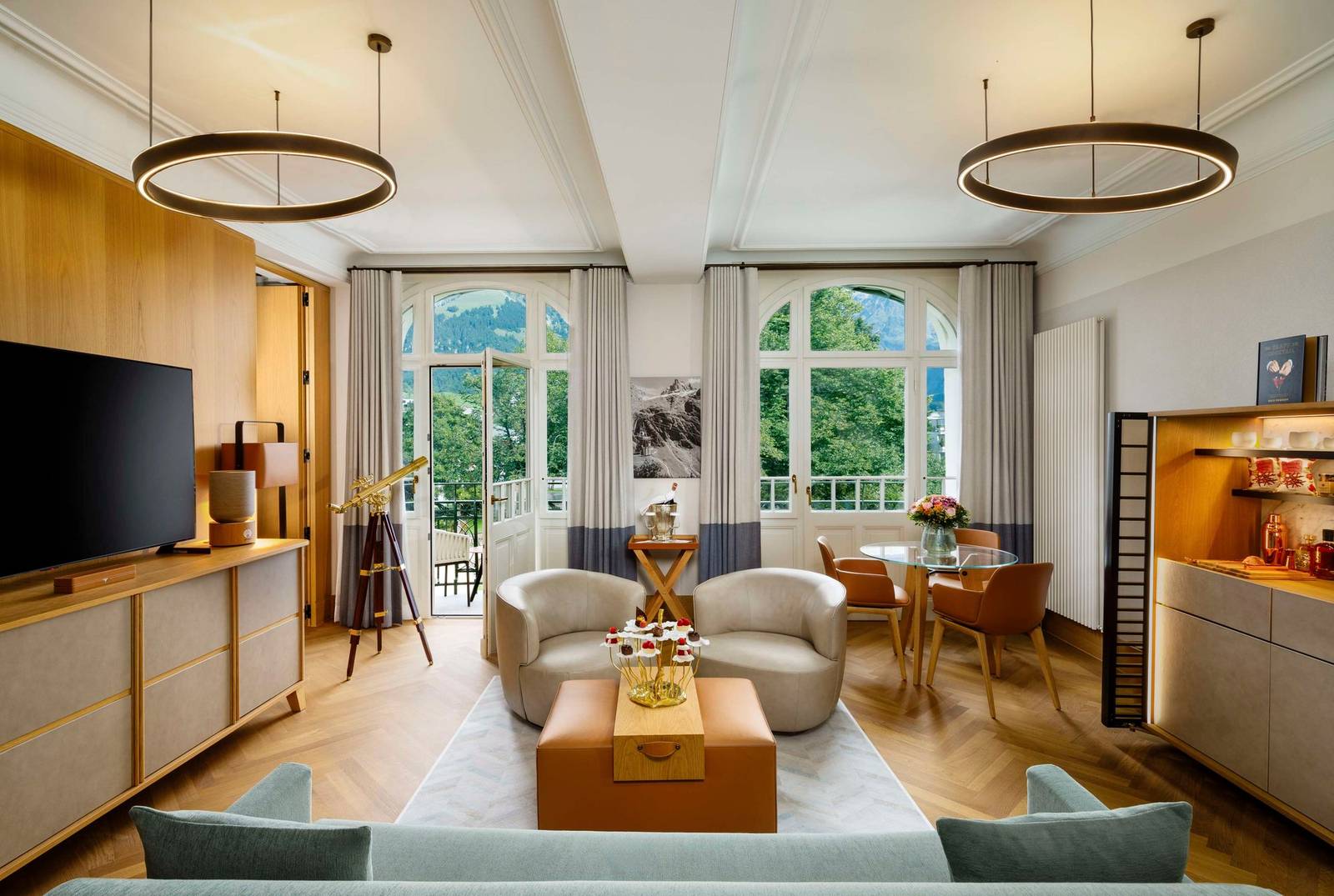 Kempinski Palace Engelberg Park Suite 起居室