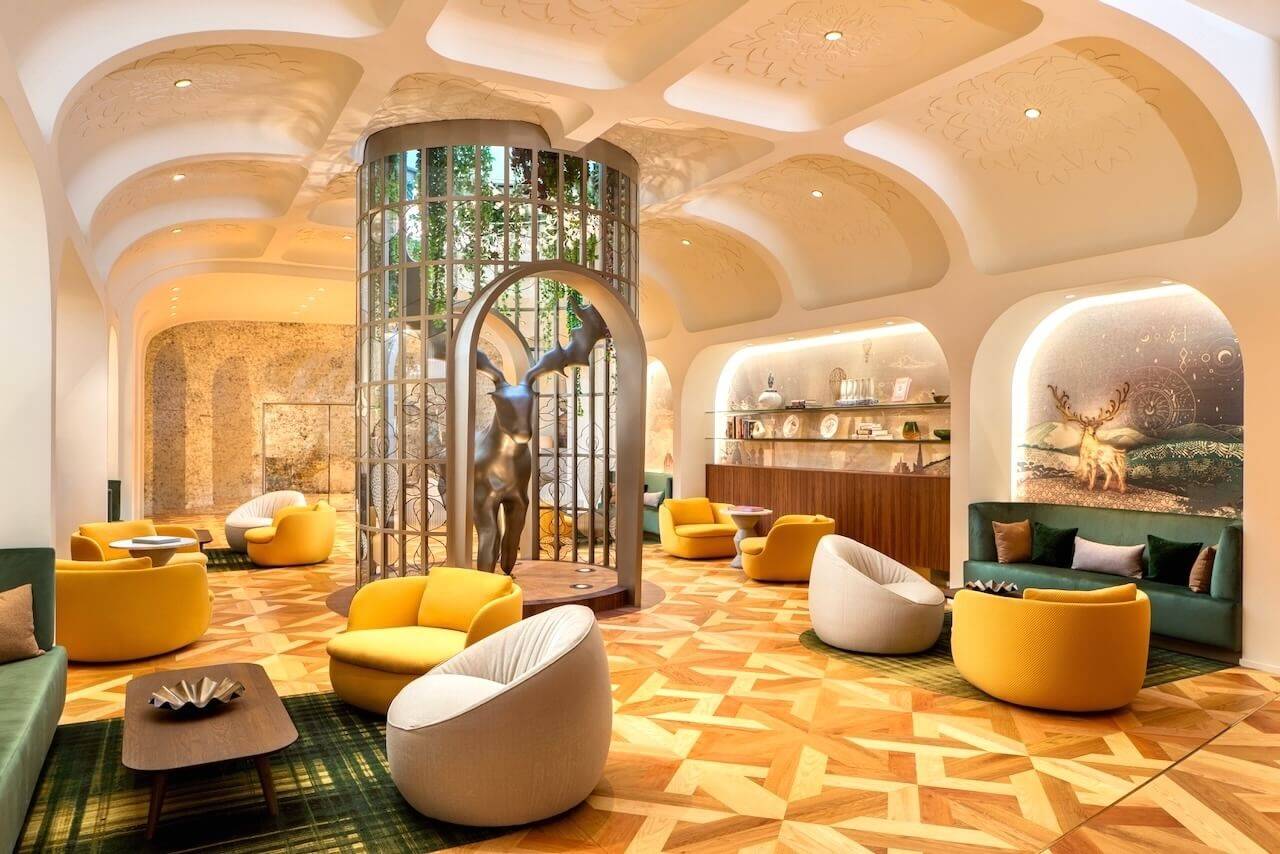 布達佩斯 Kimpton BEM Marcel Wanders 設計的大廳酒廊