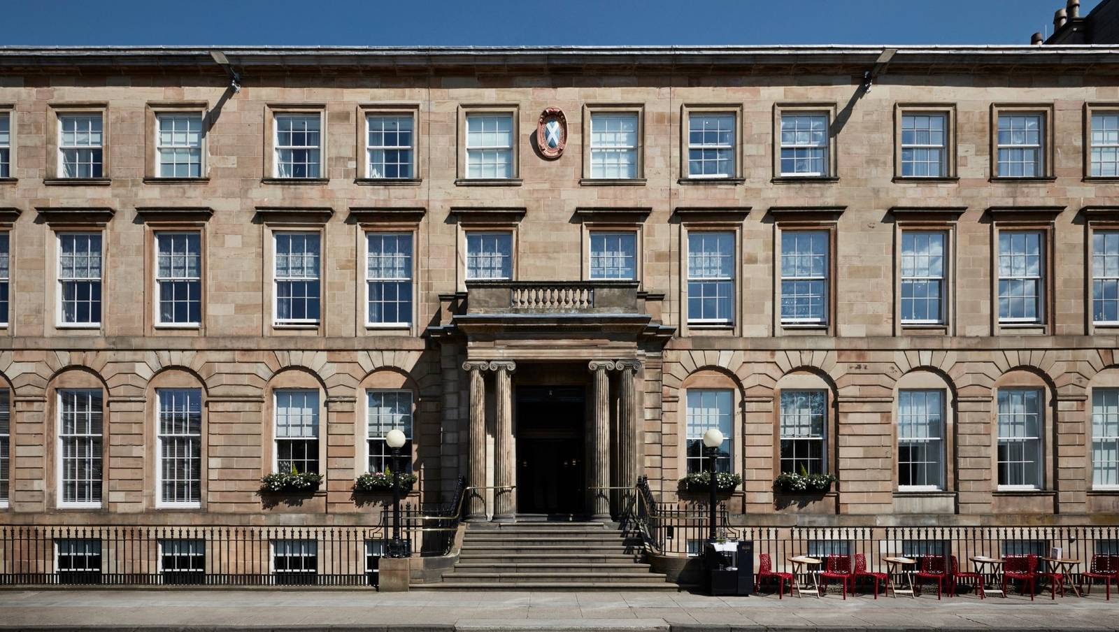 格拉斯哥 Kimpton Blythswood Square 喬治亞式排屋立面