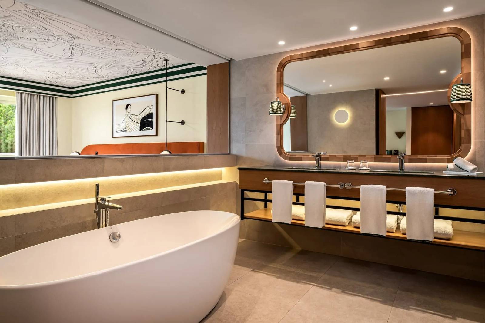 Kimpton Quinta da Marinha 套房浴室獨立浴缸