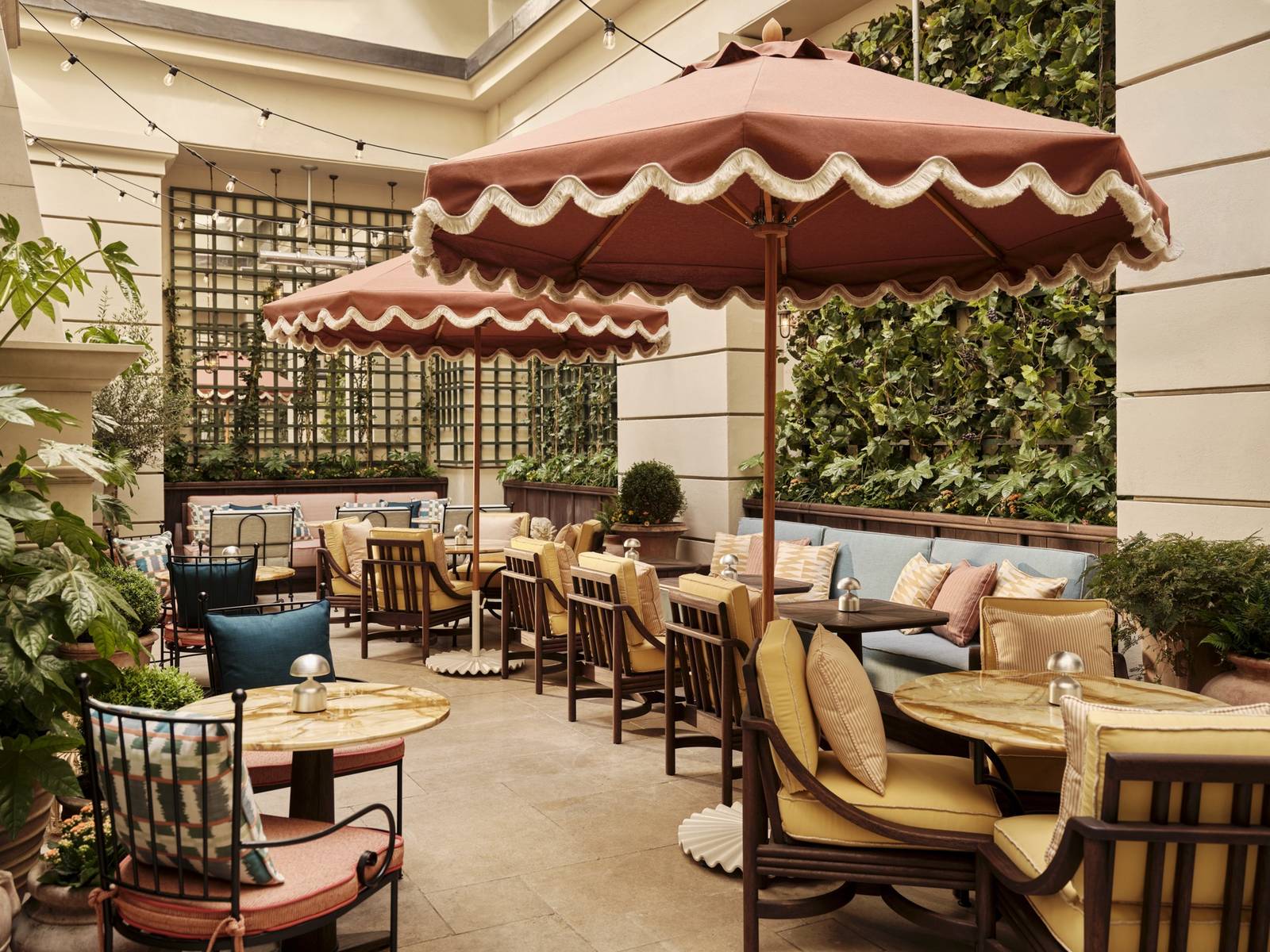 倫敦 Kimpton Fitzroy 酒店 The Terrace 戶外餐廳