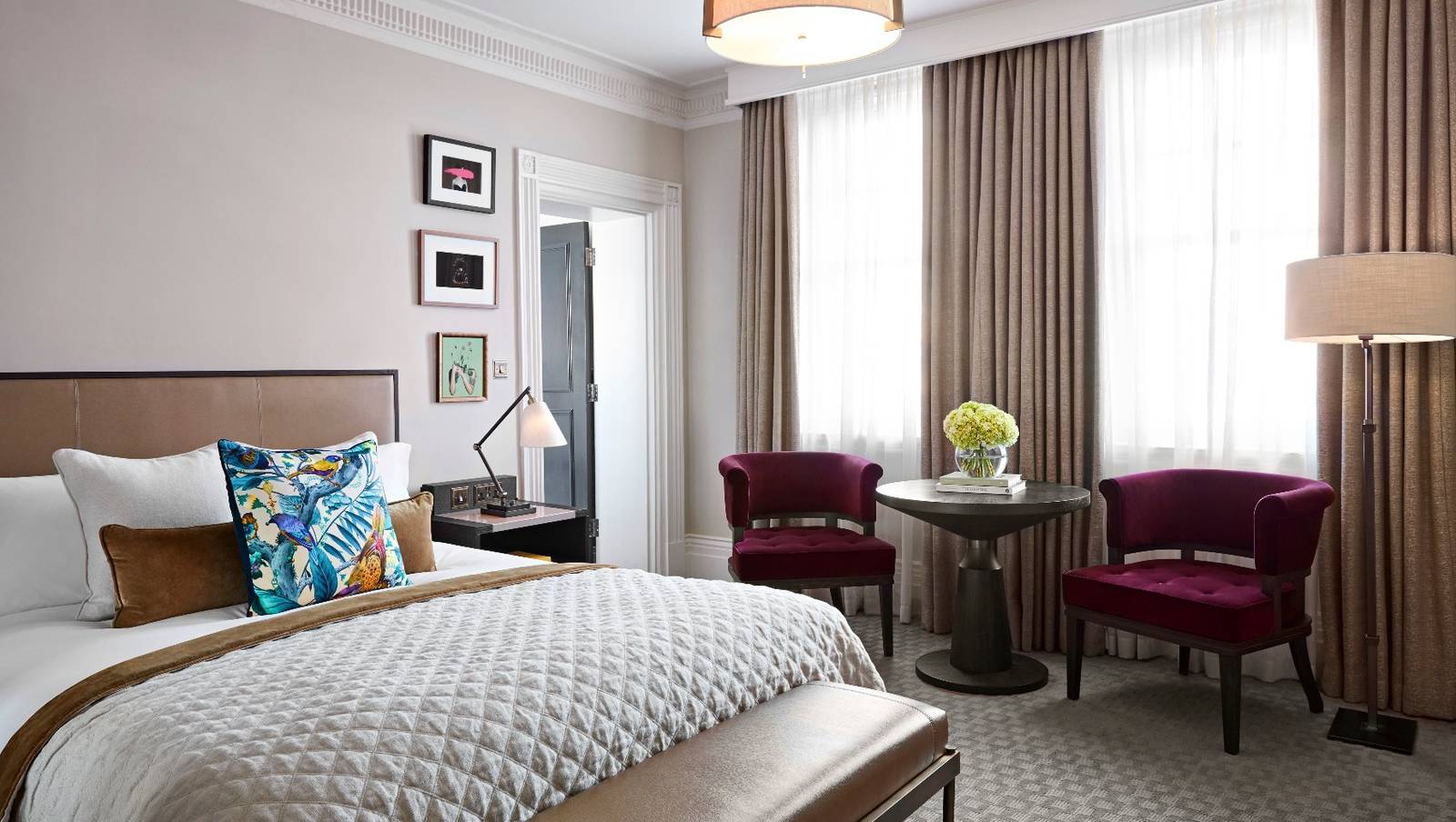 倫敦 Kimpton Fitzroy 酒店客房
